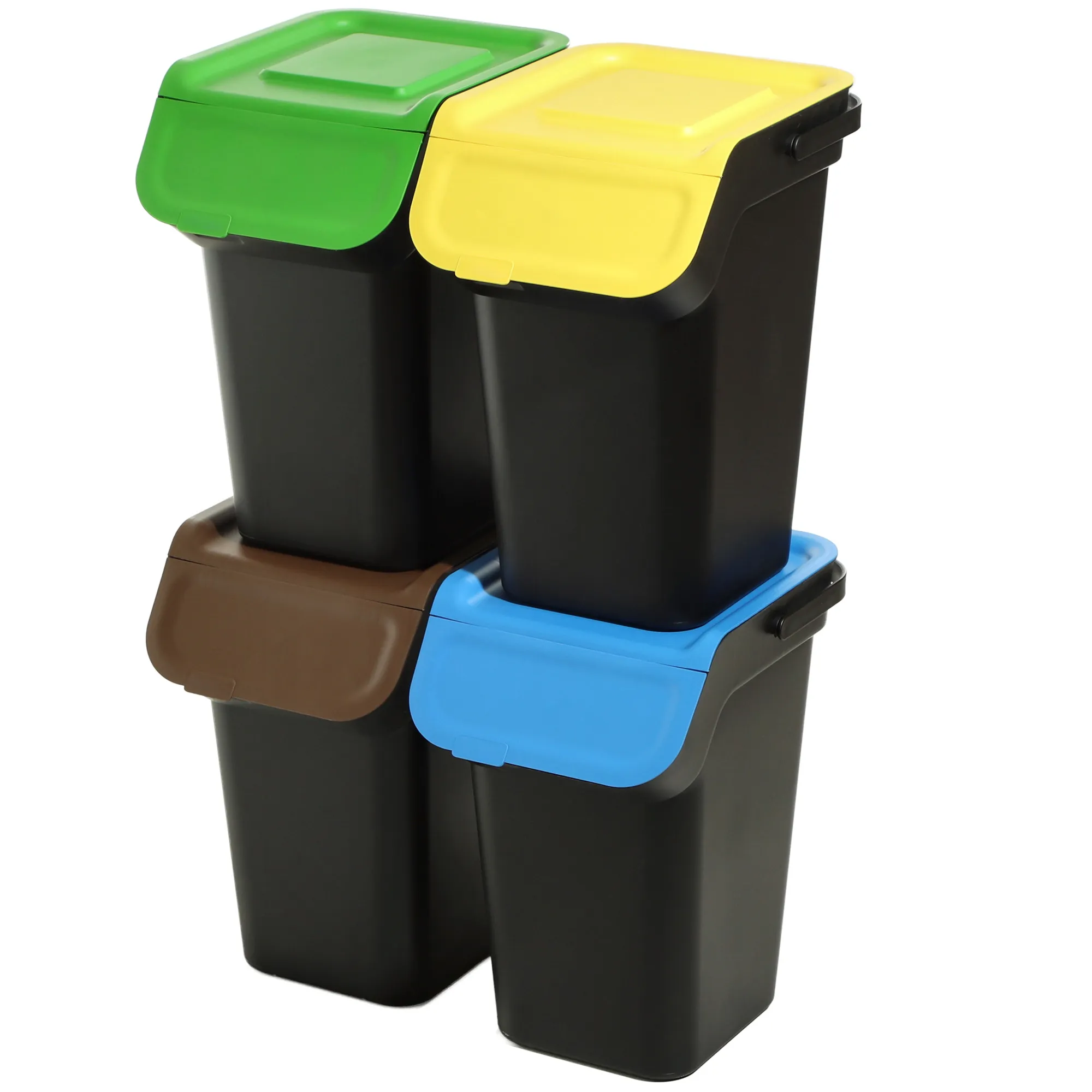 Pagney 4x25L juodų šiukšliadėžių rinkinys