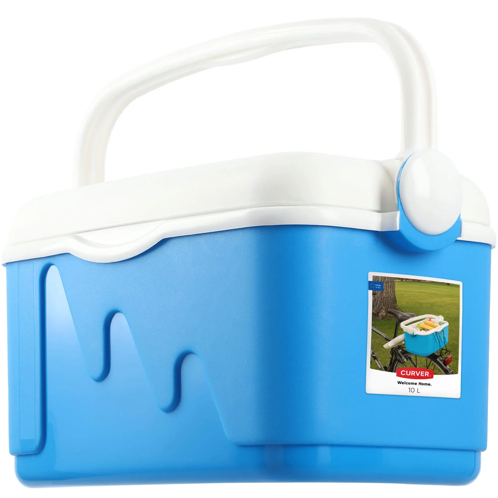 „Curver“ 10 l dviejų įdėklų aušintuvas, mėlynas