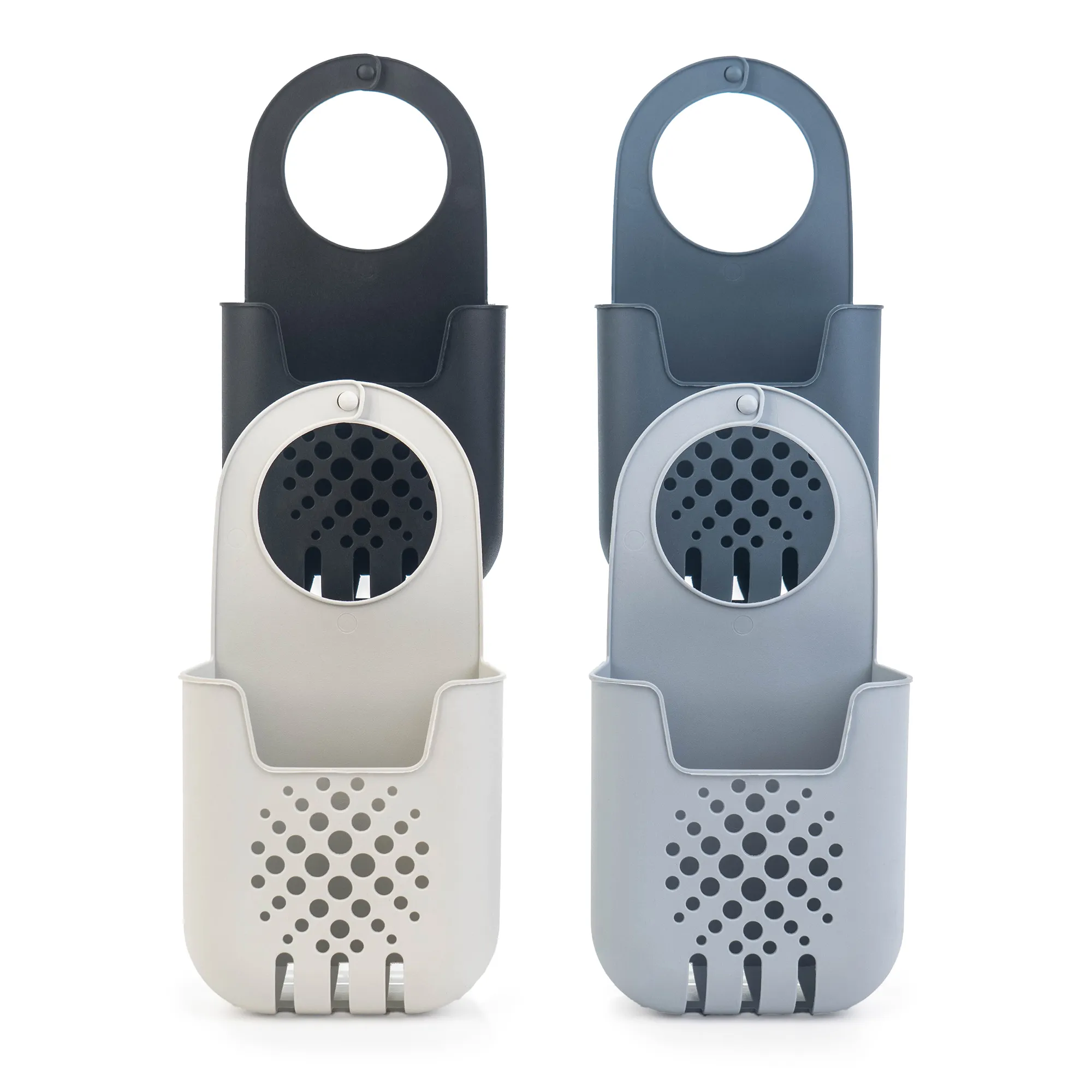 „Cascia“ pakabinamas organizatorius su kempine, juodas