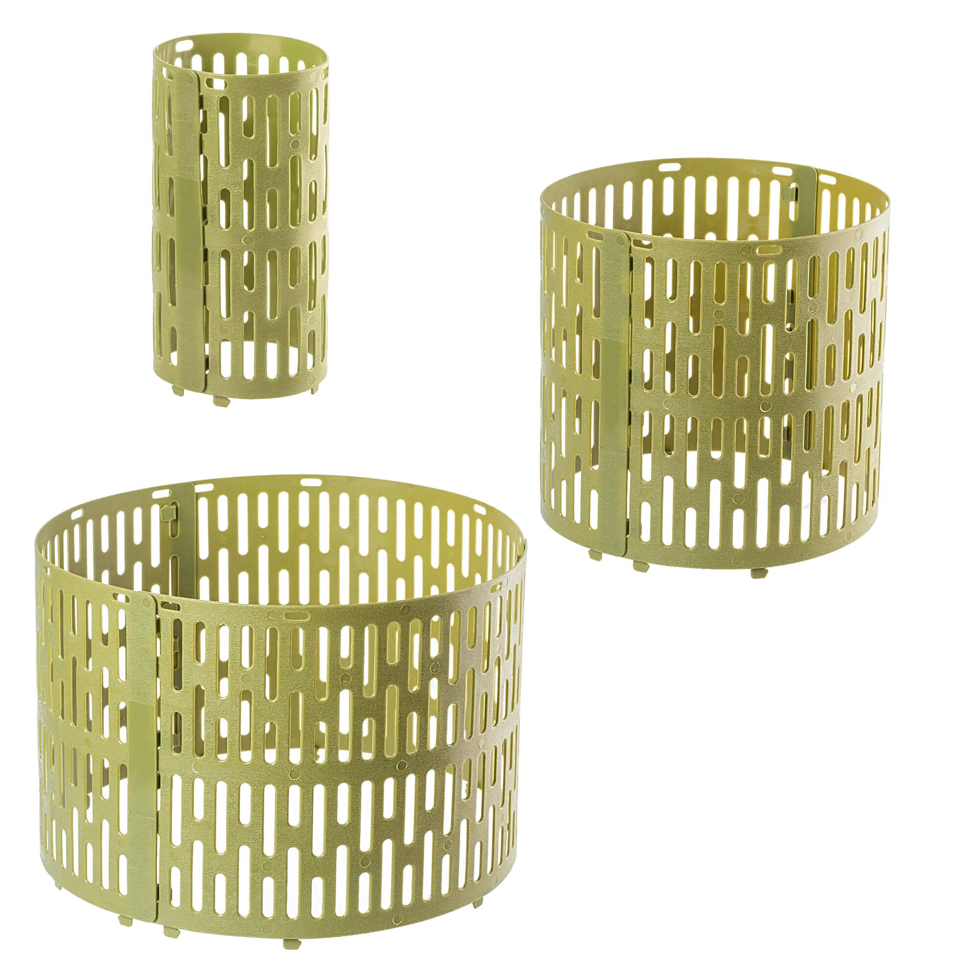 Ydes medžio kamieno uždangalai 20 x 33 cm žali 6 vnt.