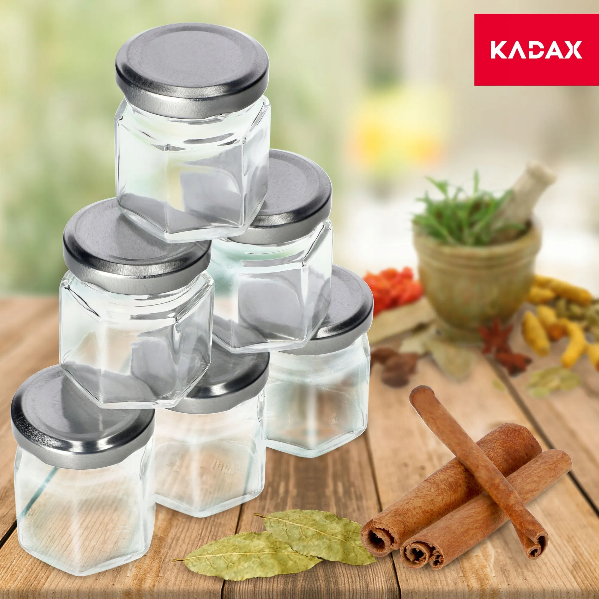 Prieskonių indelis 30 ml, skaidrus