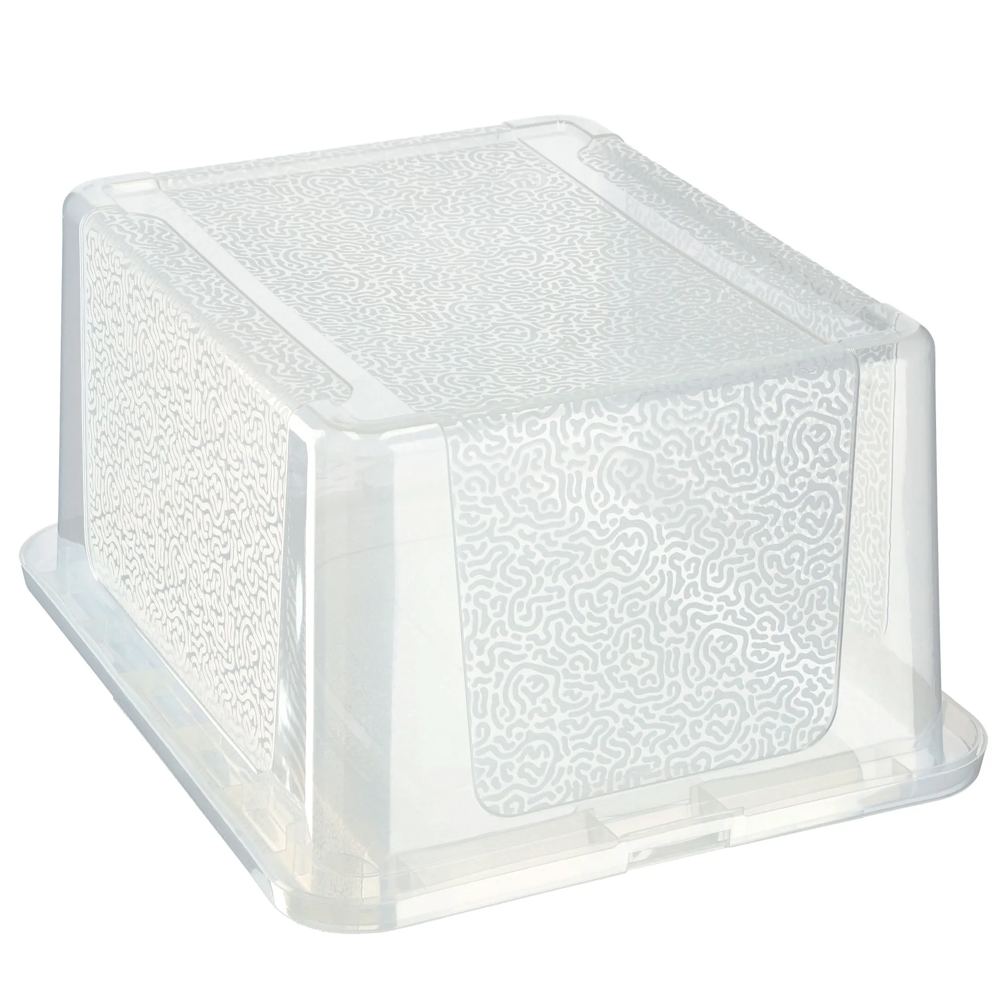 Dozza 20 litrų laikymo konteineris su dangčiu, bespalvis