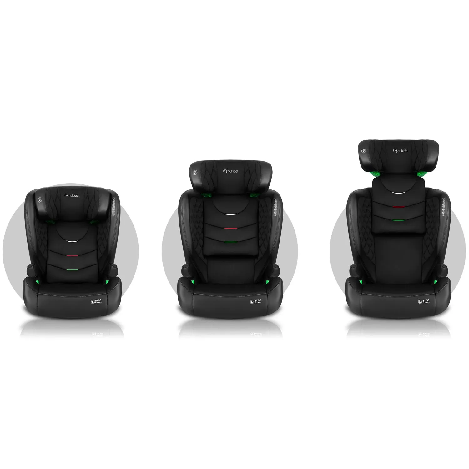 Nukido Louis automobilinė kėdutė, juoda, 15-36 kg, ISOFIX - nuotrauka 1