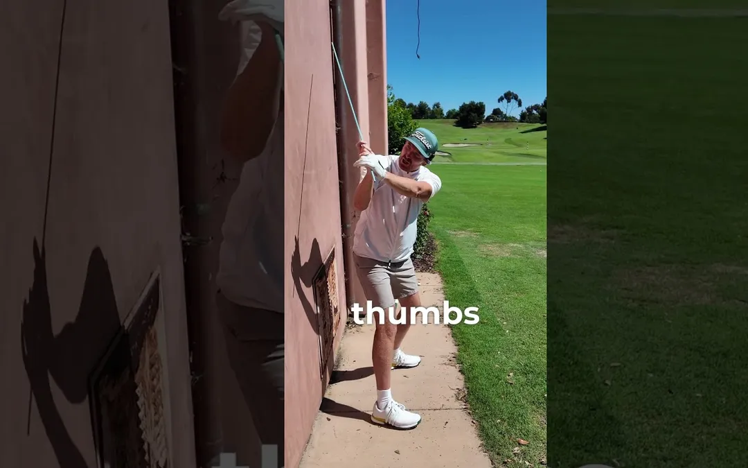 Wall Drill for Shallowing The Downswing #golfswing #golftips Wall Drill for Shallowing The Downswing #golfswing #golftips