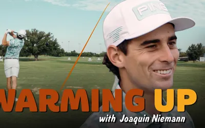 Warming Up with Joaquin Niemann Warming Up with Joaquin Niemann