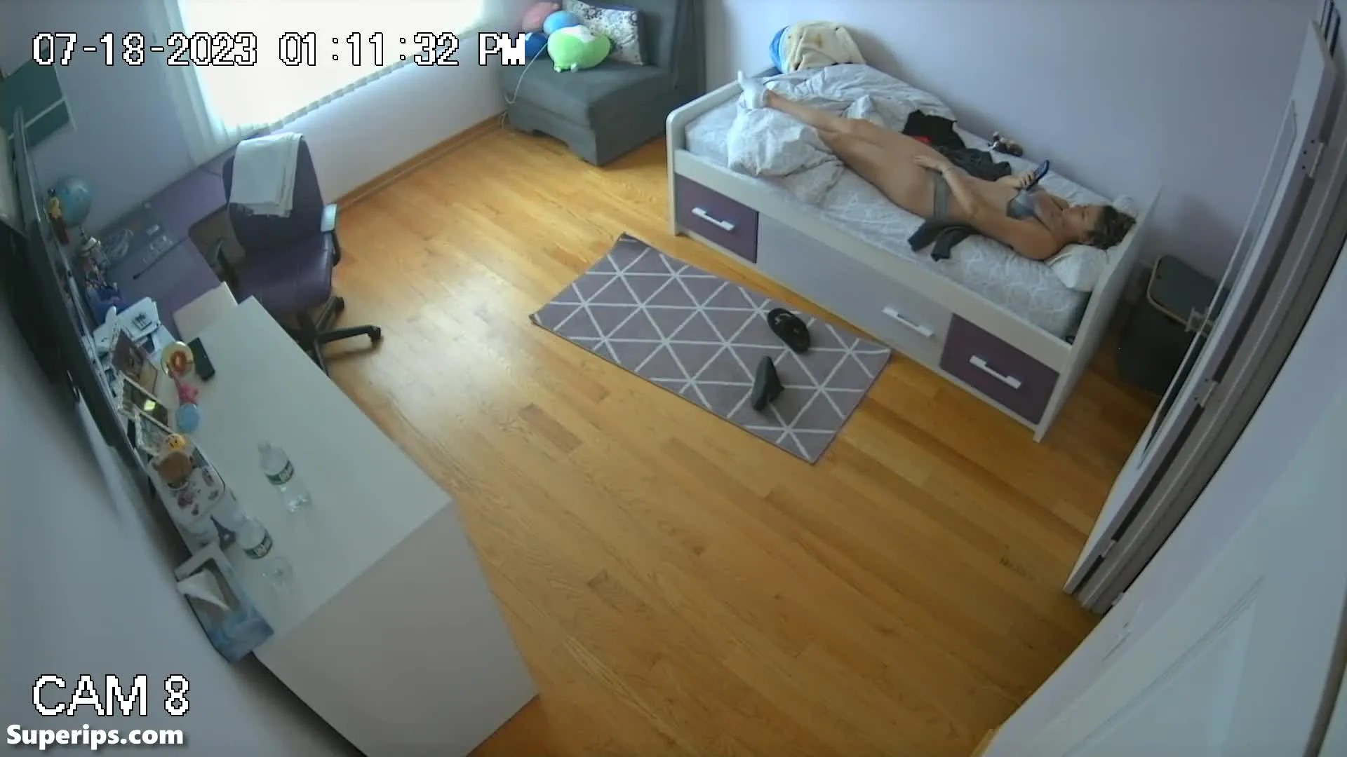 IPCAM – Cute American teen masturbates in her underwear IPCAM – Cute American teen masturbates in her underwear