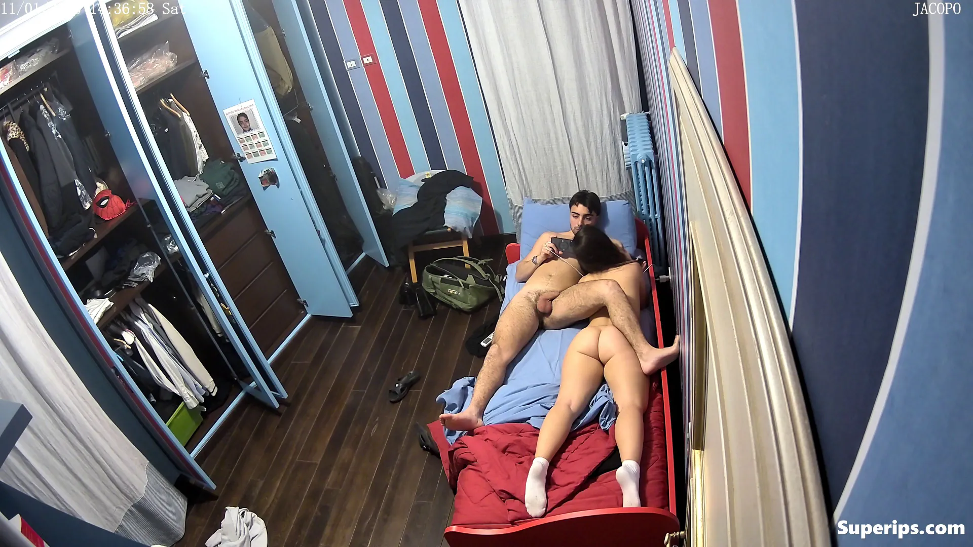 IPCAM – Italian girl fucks wildly with her stepbrother IPCAM – Italian girl fucks wildly with her stepbrother