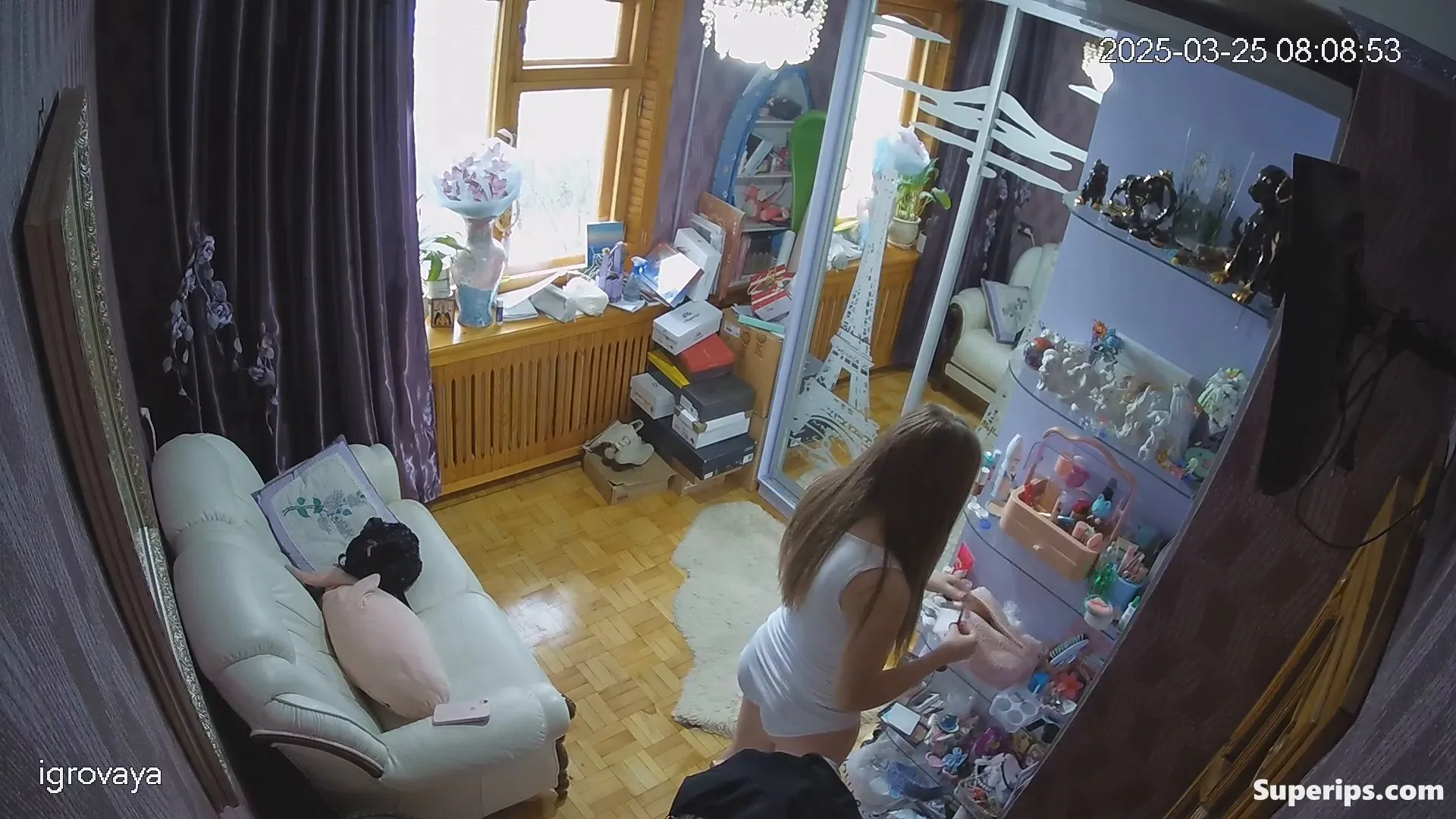 IPCAM –  Petite Ukrainian girl shows off her juicy tits IPCAM –  Petite Ukrainian girl shows off her juicy tits