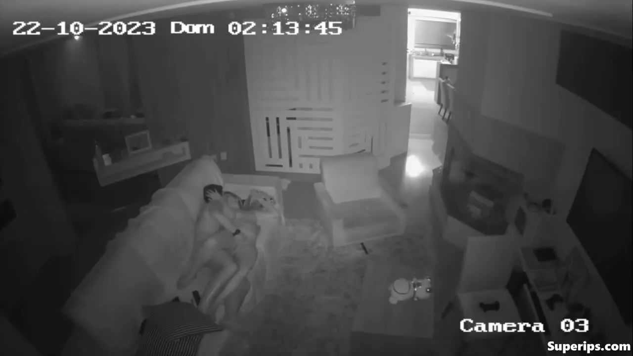 IPCAM – Mature French couple fucks in their living room IPCAM – Mature French couple fucks in their living room