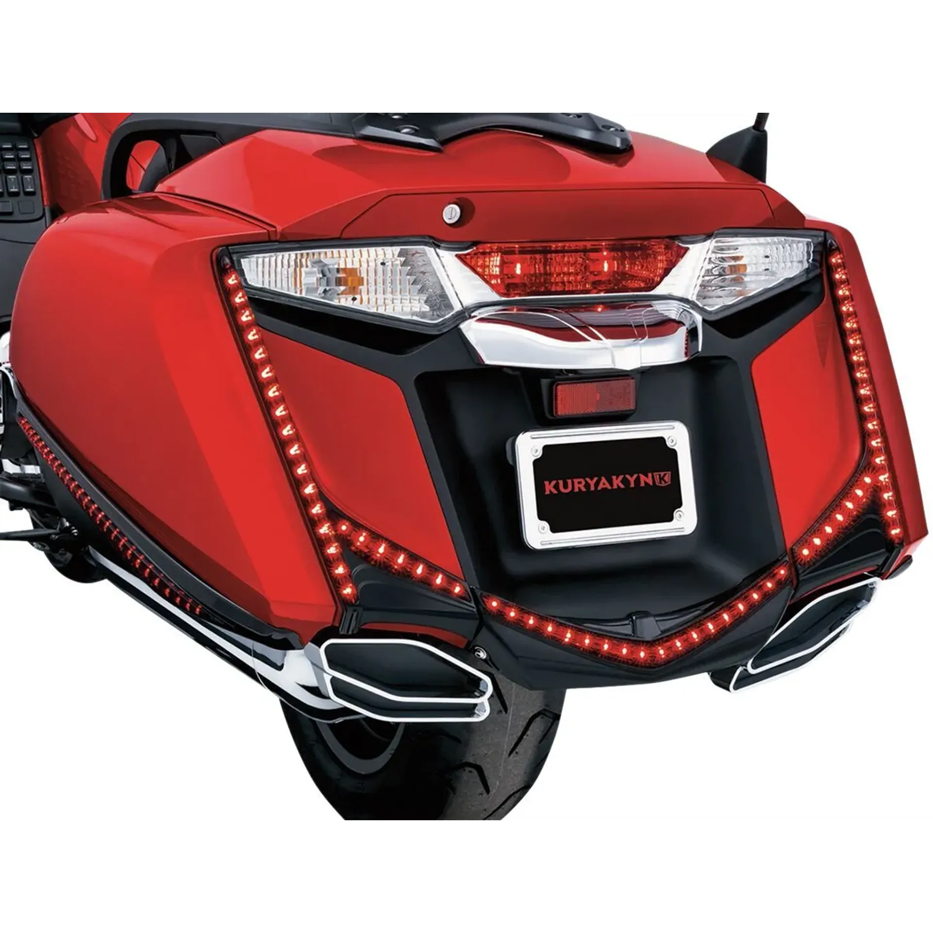 Led Rear Fender Tip With Smoke Lens Black