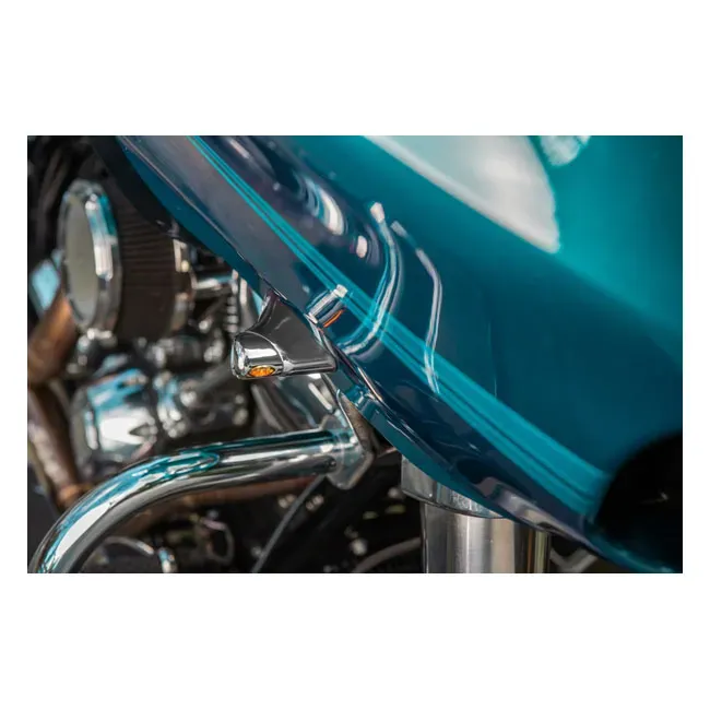 Kodlin, Elypse LED mini front turn signals. DLR. Chrome - Afbeelding 3