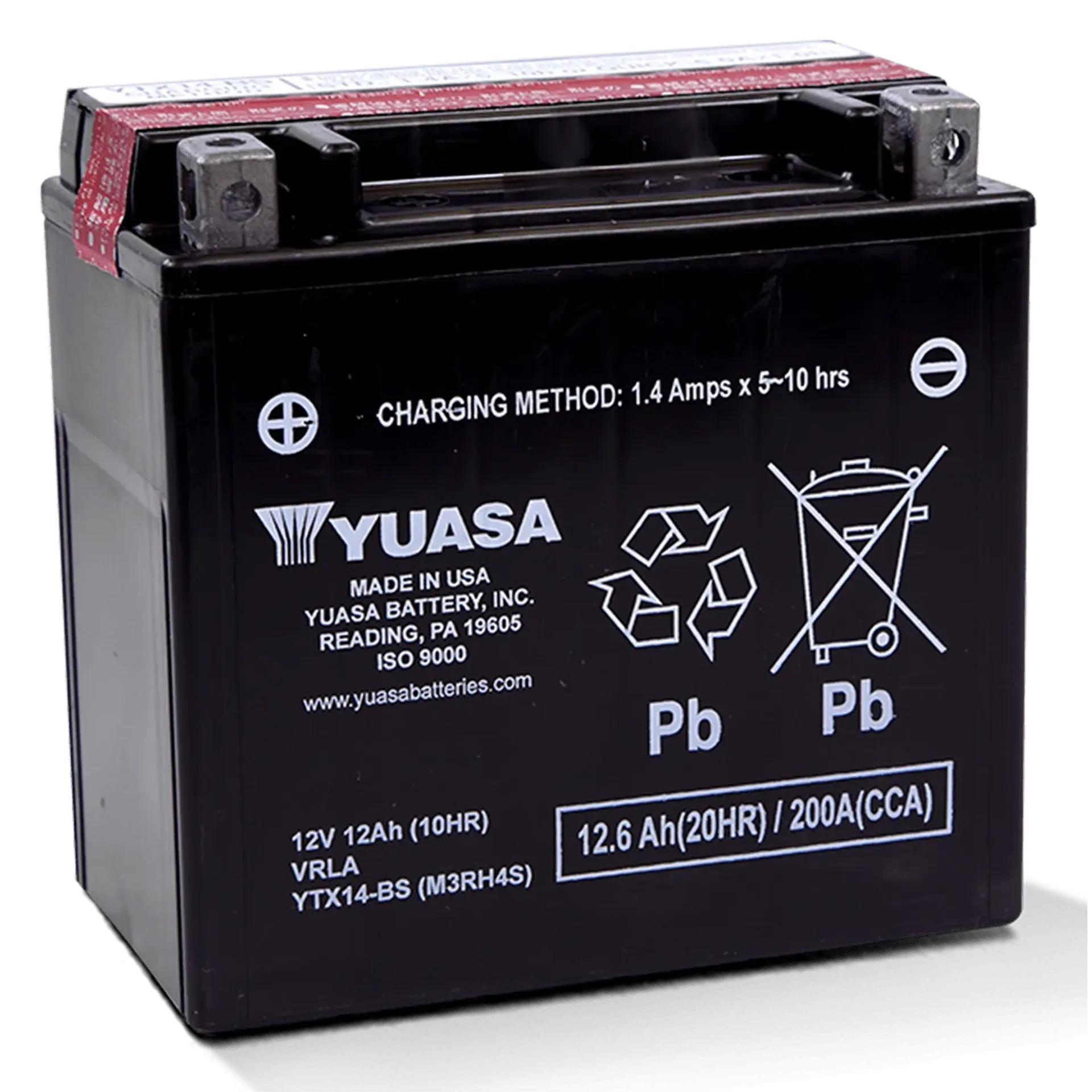 UN-2796 BATTERY V-Force MTF YTX14-BS VRS