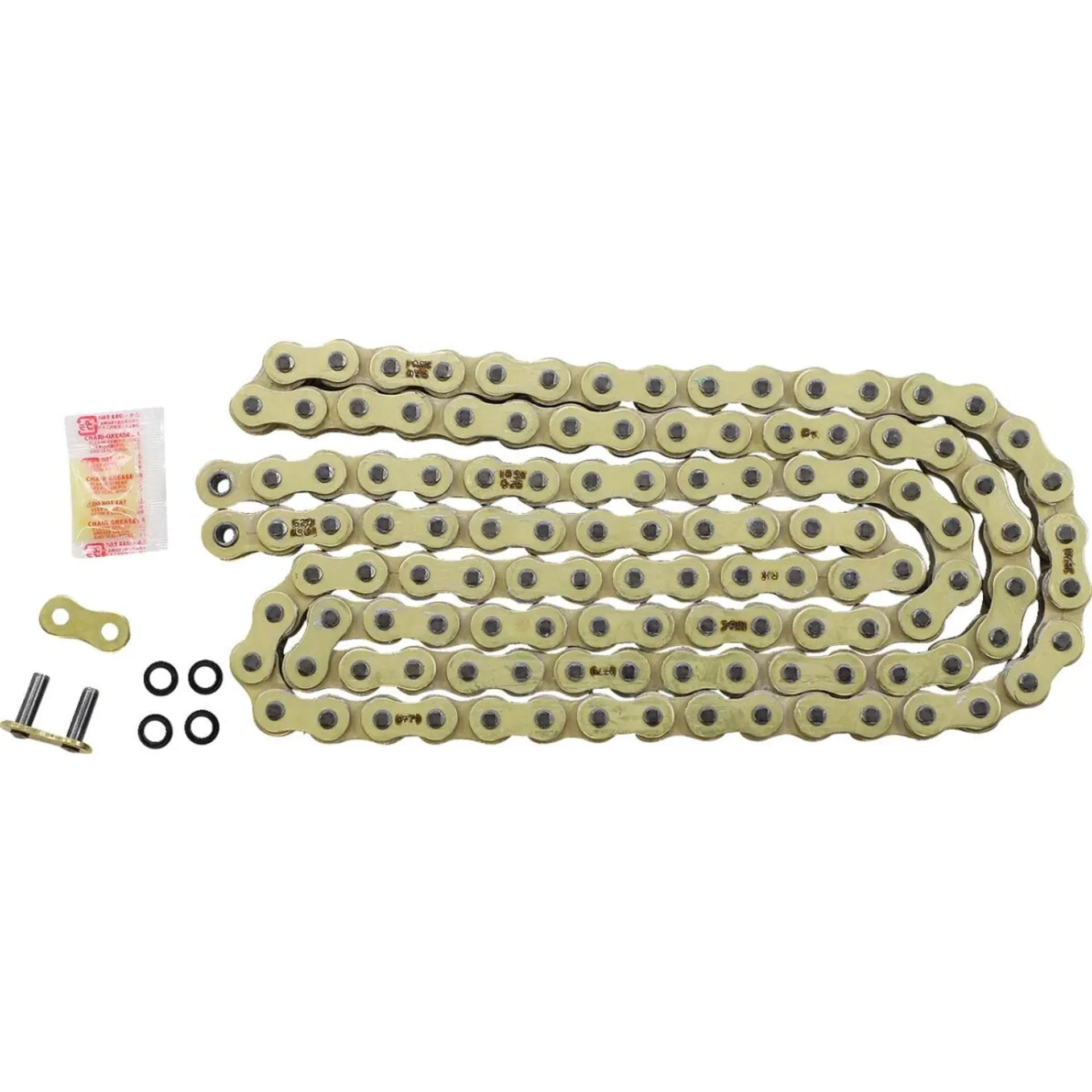Gb520Xso 104 Rivet Link 520 X-Ring Replacement Drive Chain / Gold