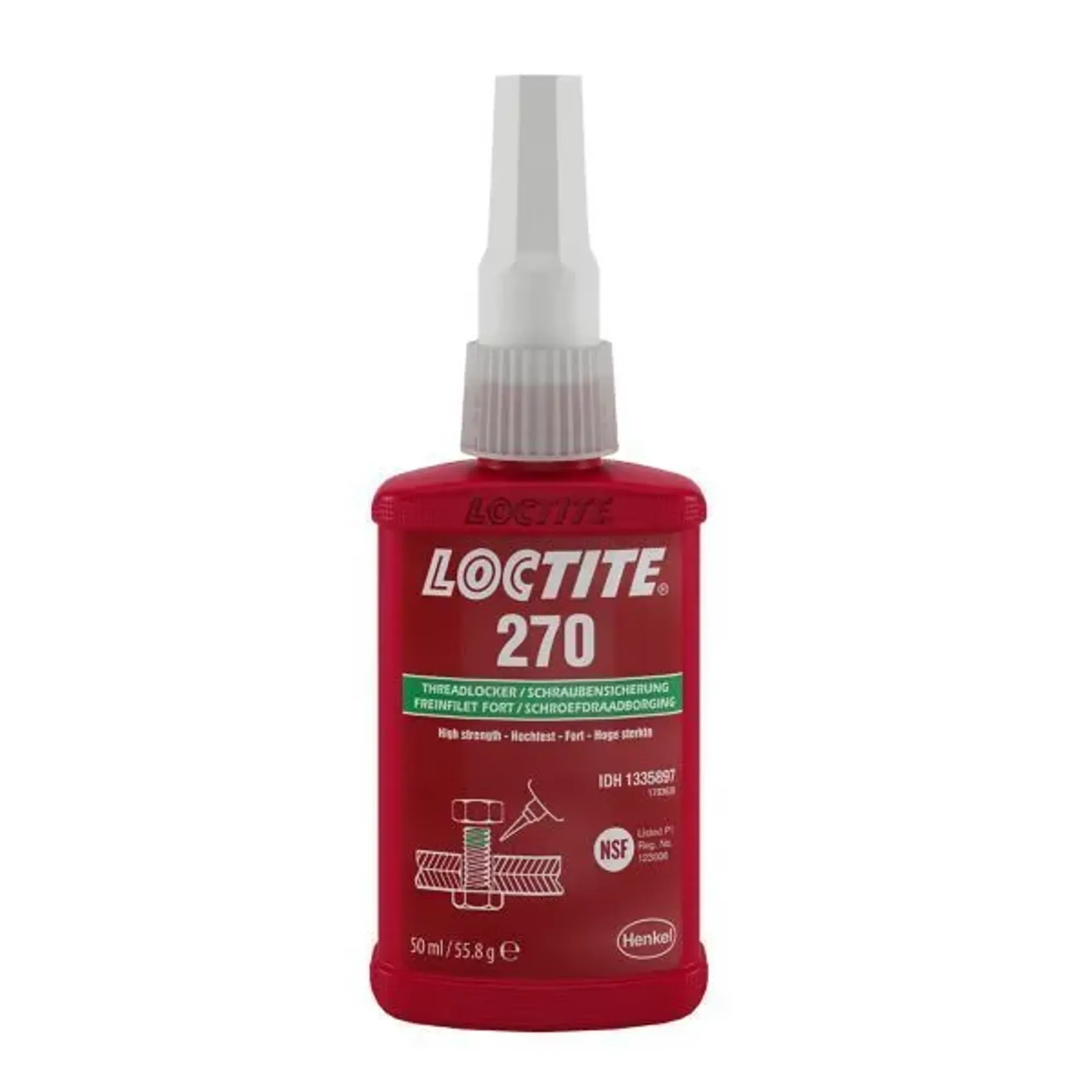 Loctite 270 Threadlocker High Strength 50Ml Green