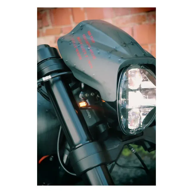 Cult-Werk, front turn signal brackets. Black - Afbeelding 5