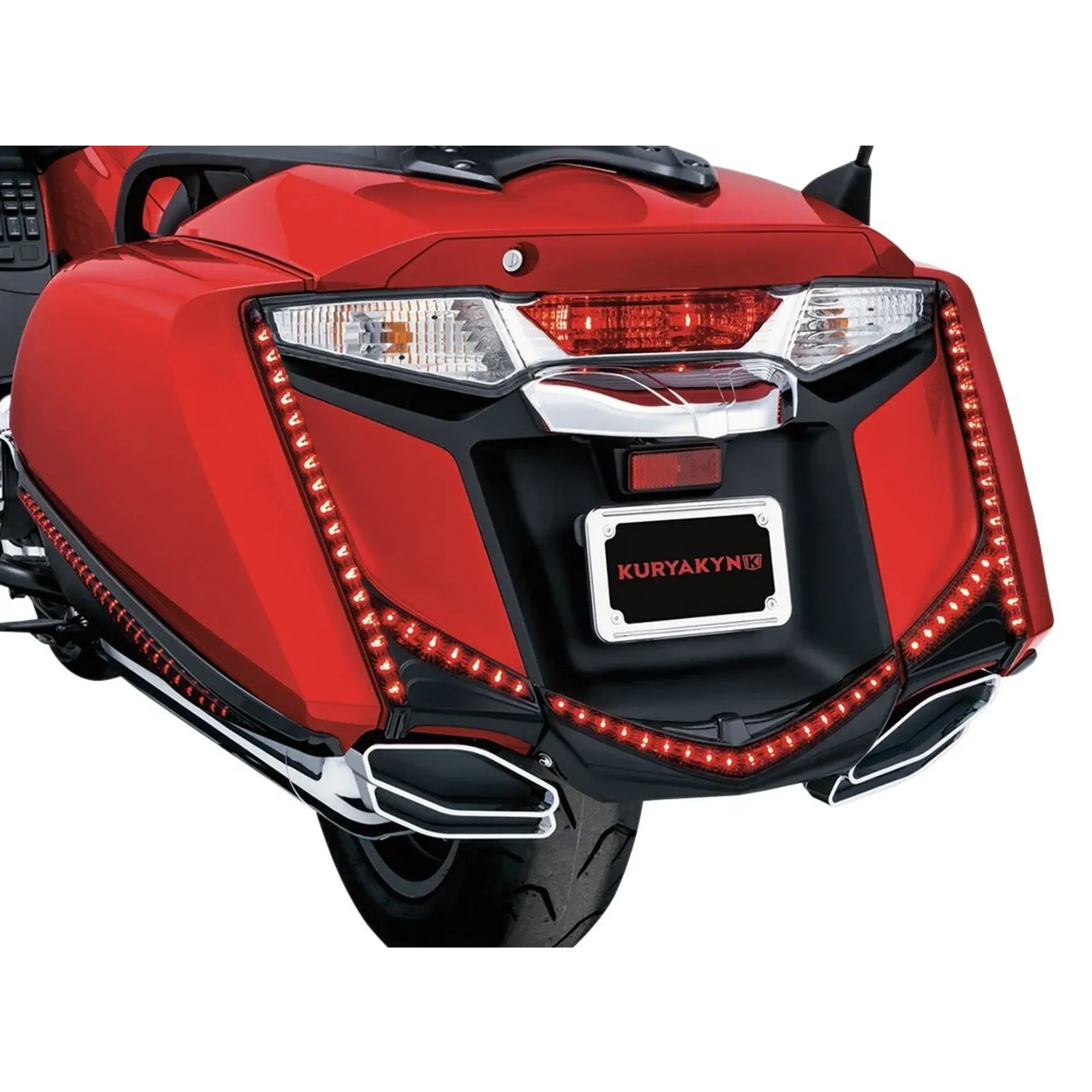 Led Rear Fender Tip With Smoke Lens Black