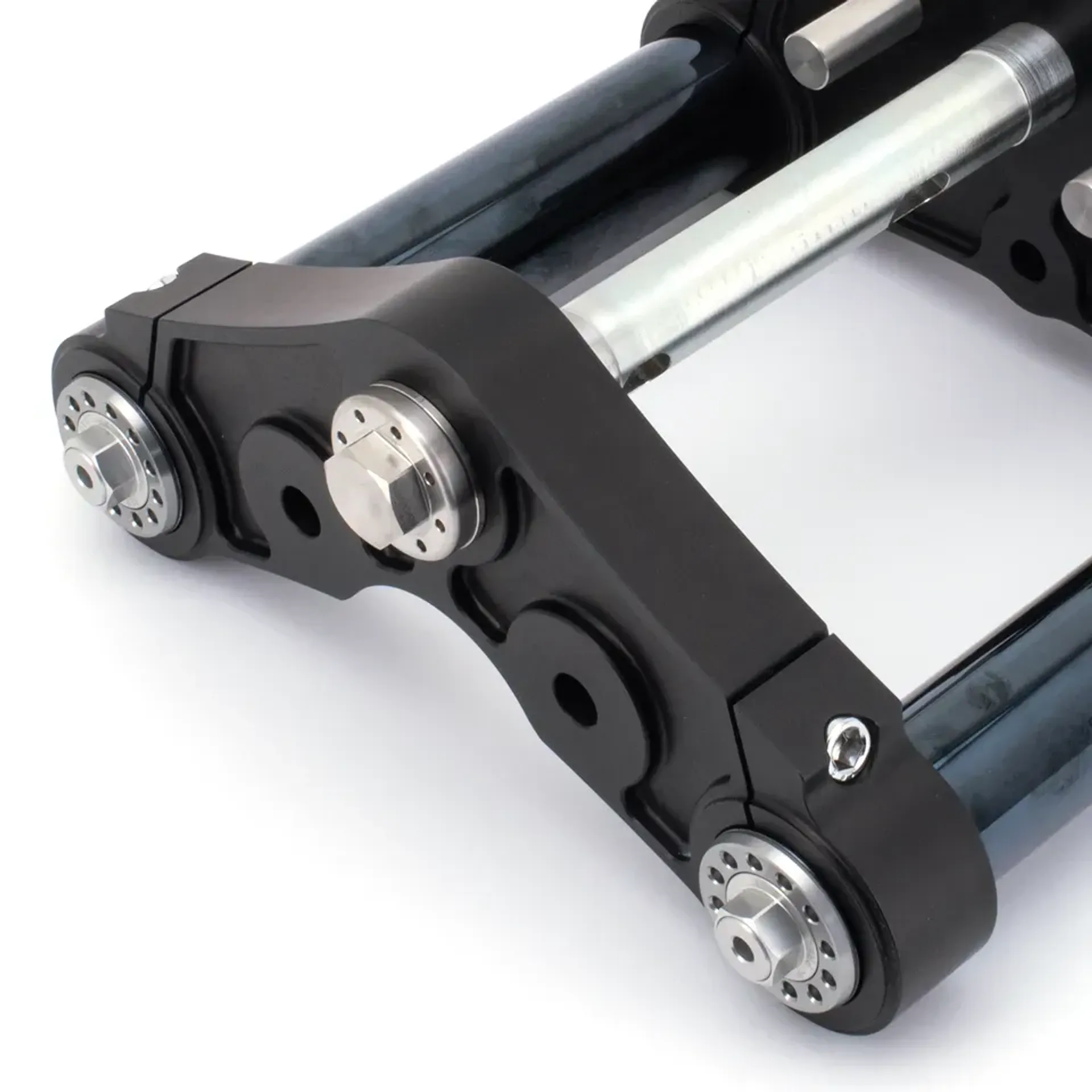 Caliper brckt Blk Ohlins 11.5″ l/h 00-up