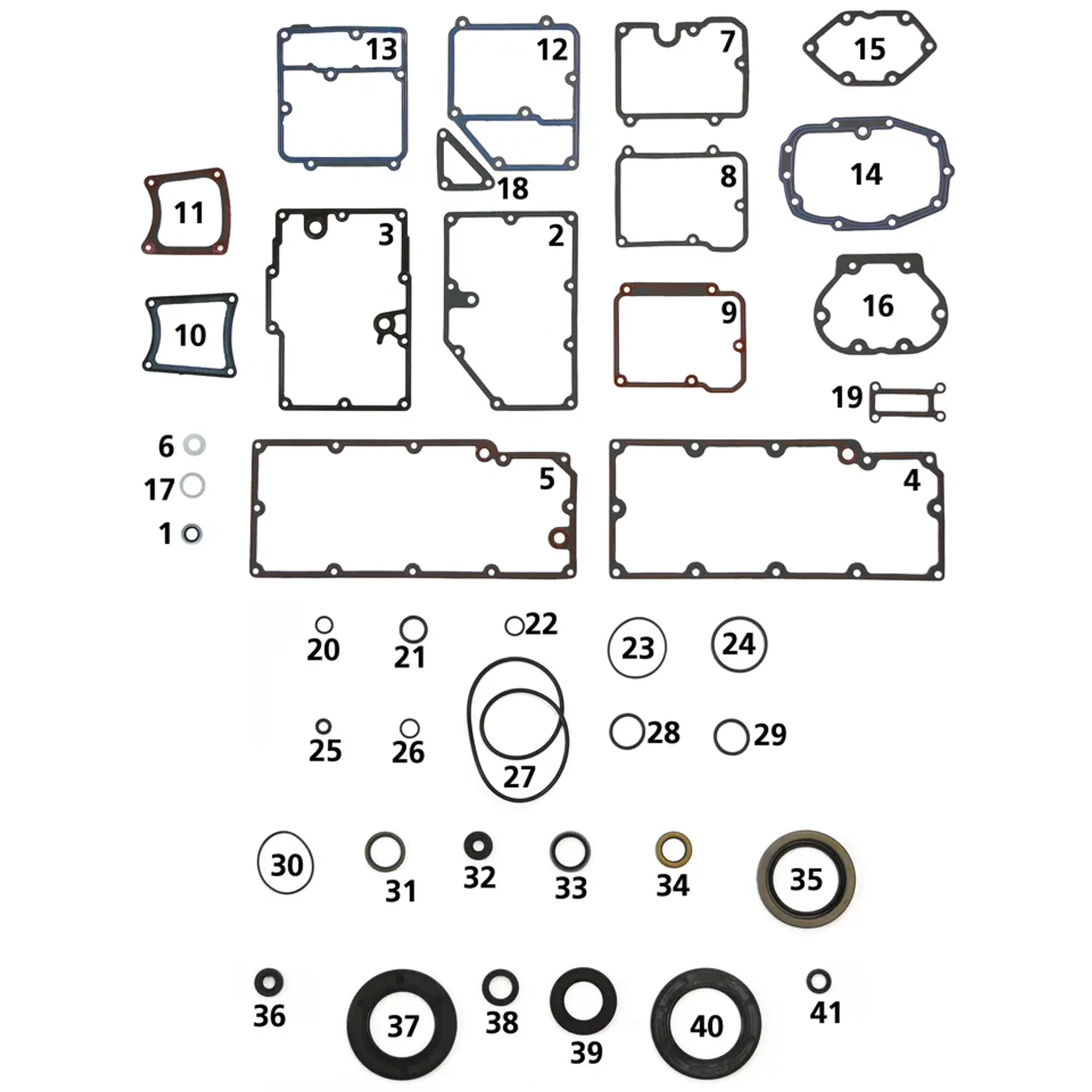 10pck Oil pan gasket FXD91-98