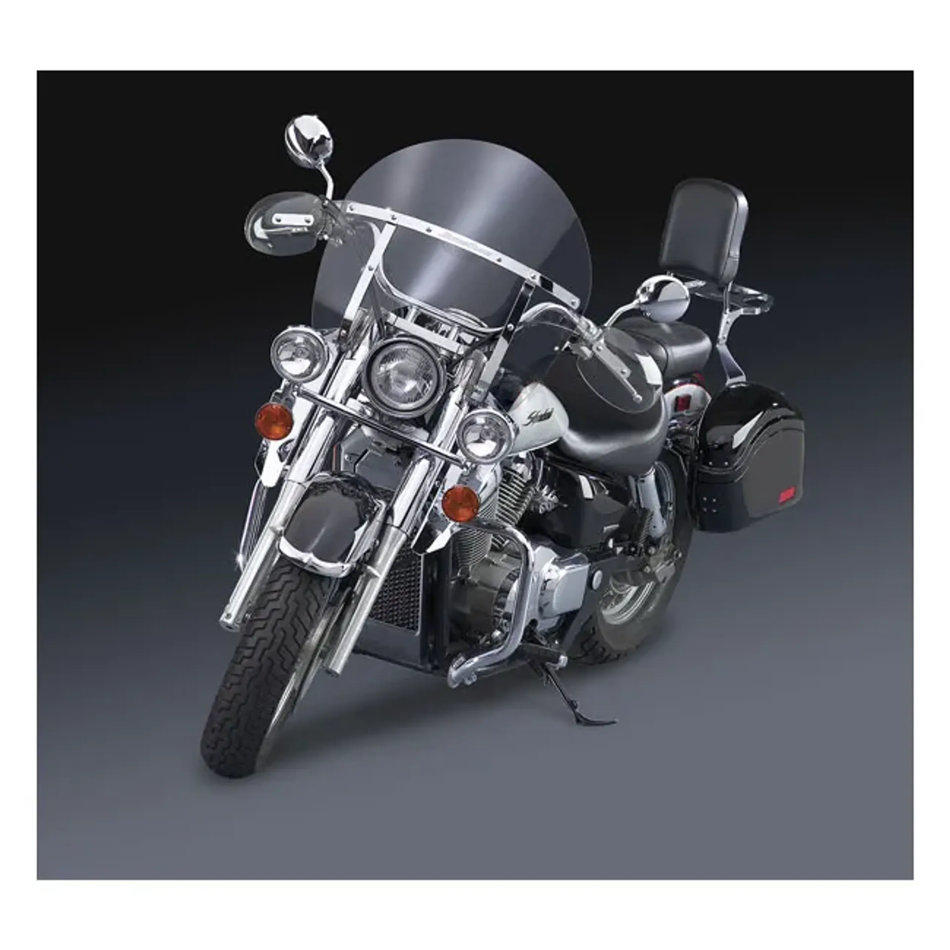 NC SwitchBlade® Quick Release Windshield Chopped™ Clear