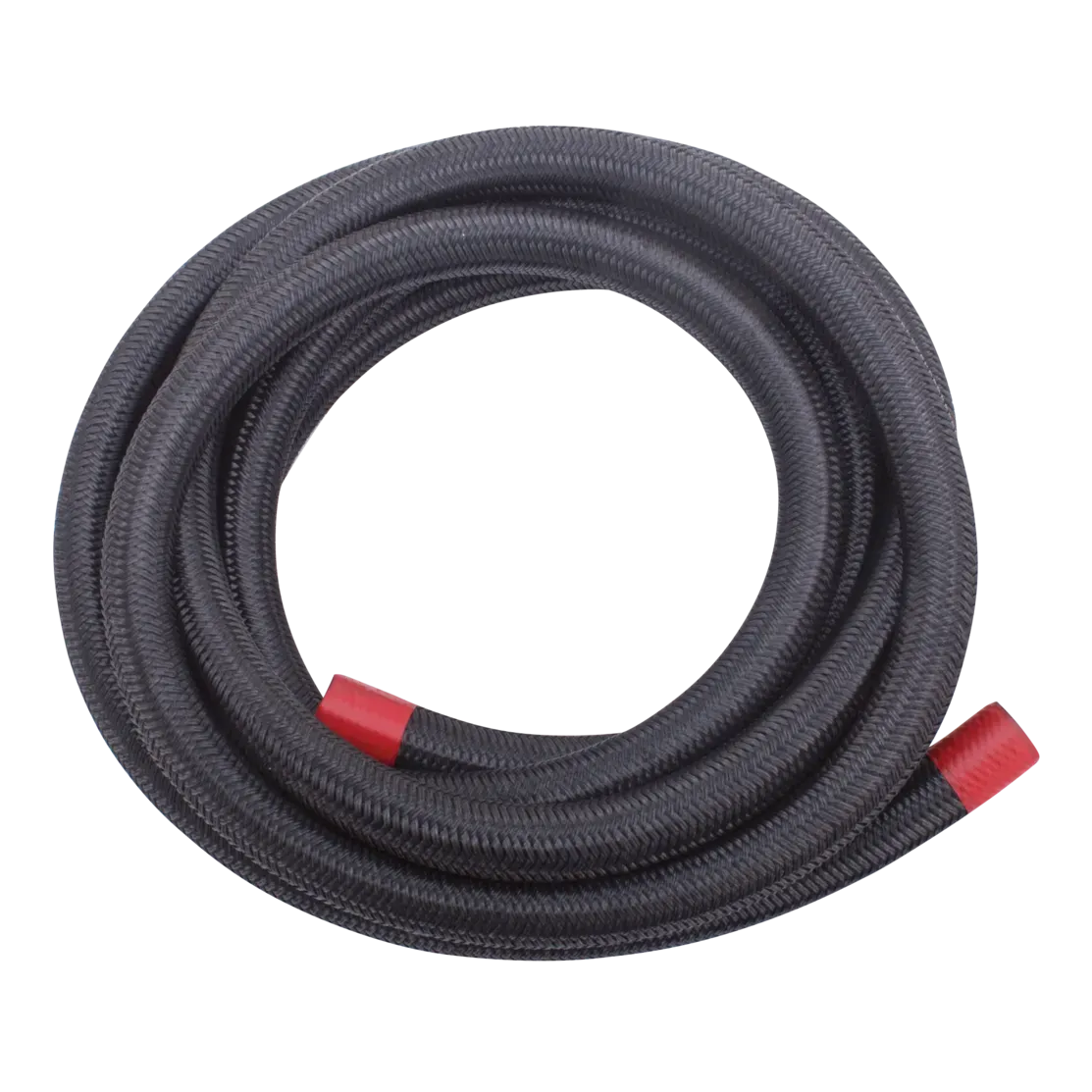 Black nylon braided hose 3/8"x762cm