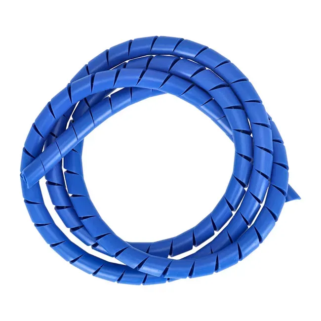Spiral wrap, wiring loom. 1/2" dia. Blue - Afbeelding 2