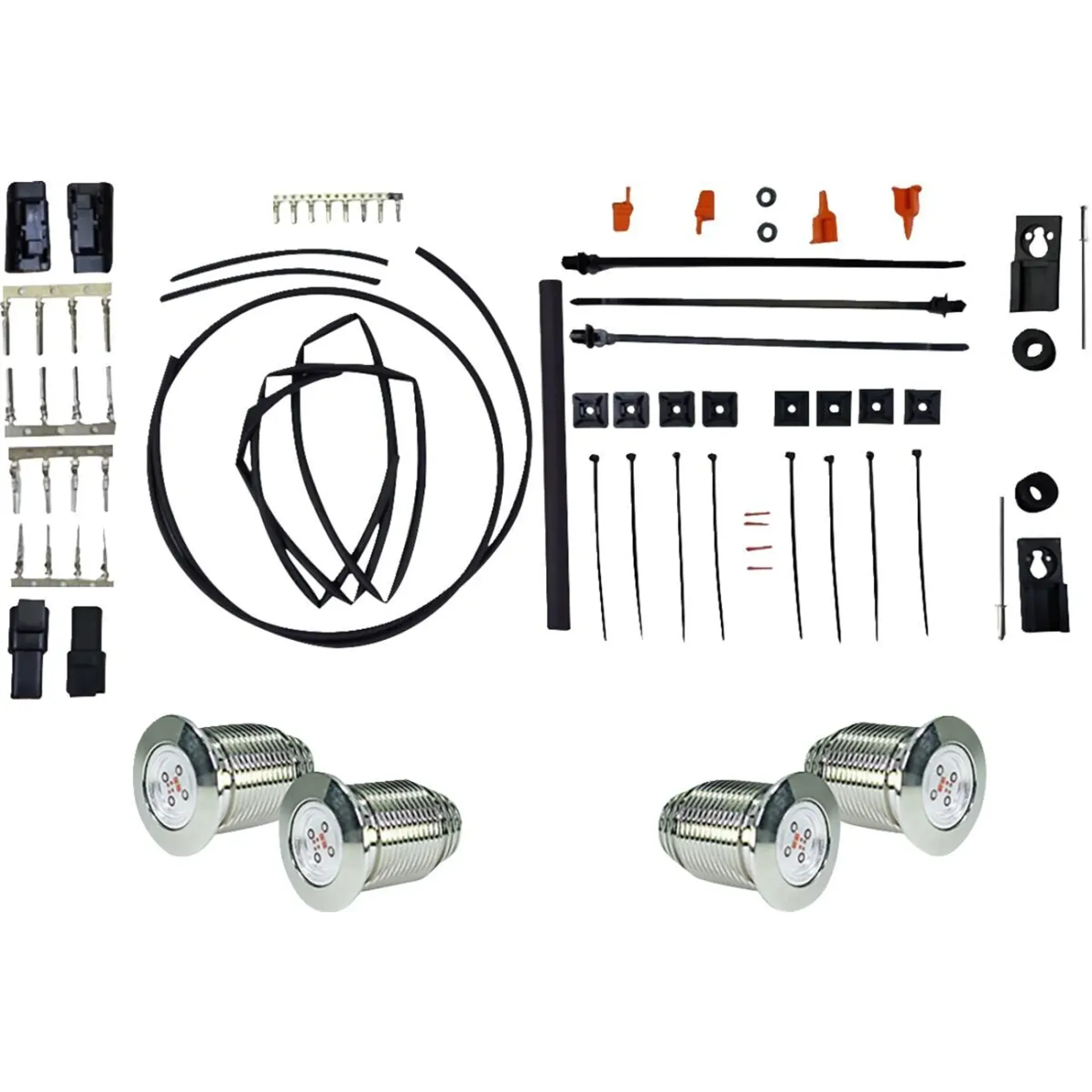 Brake Light Bag Bolts Thunder Bolts Chrome
