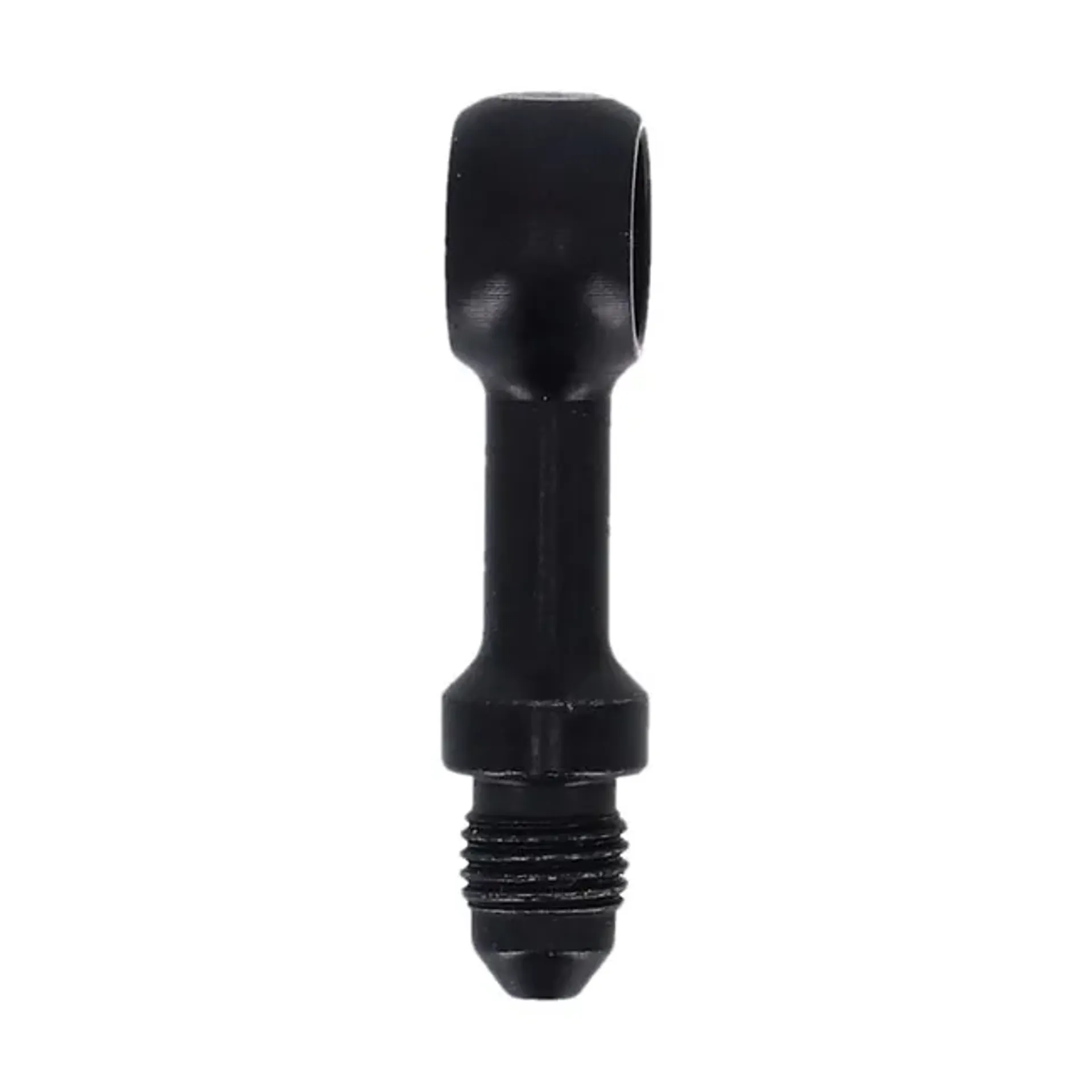 Goodridge Banjo fitting black 7/16" straight 11mm