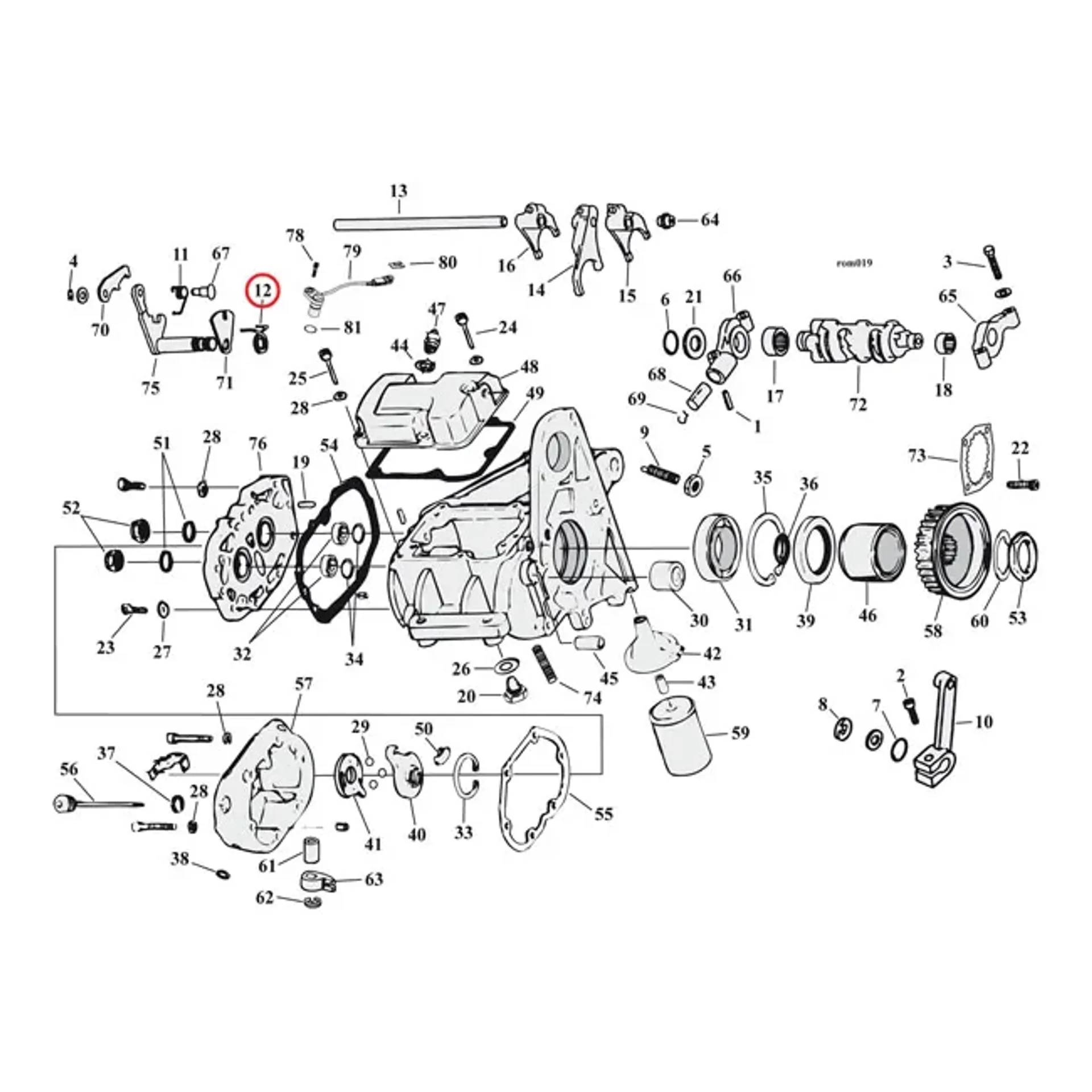 Spring, shifter shaft