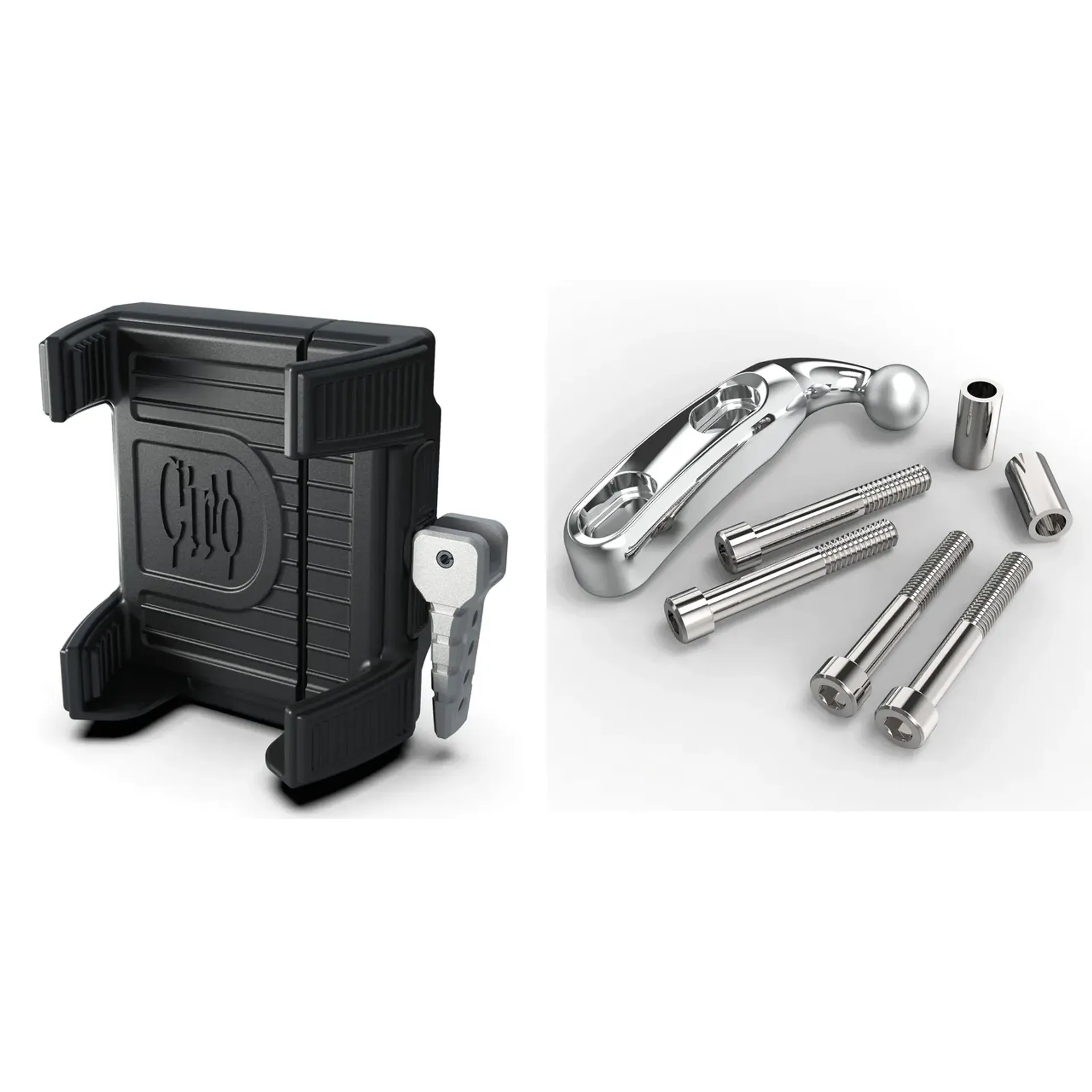 Phone Holder w/o Chargr perch mnt Chr