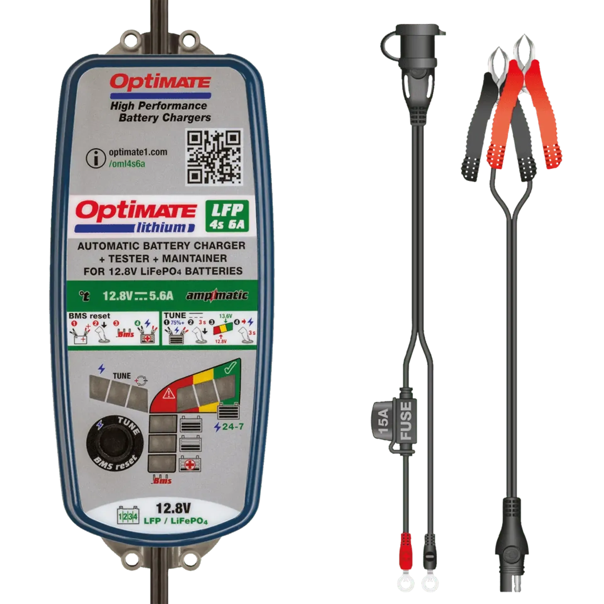 Optimate Lithium Charger 4S 6A EU TM390
