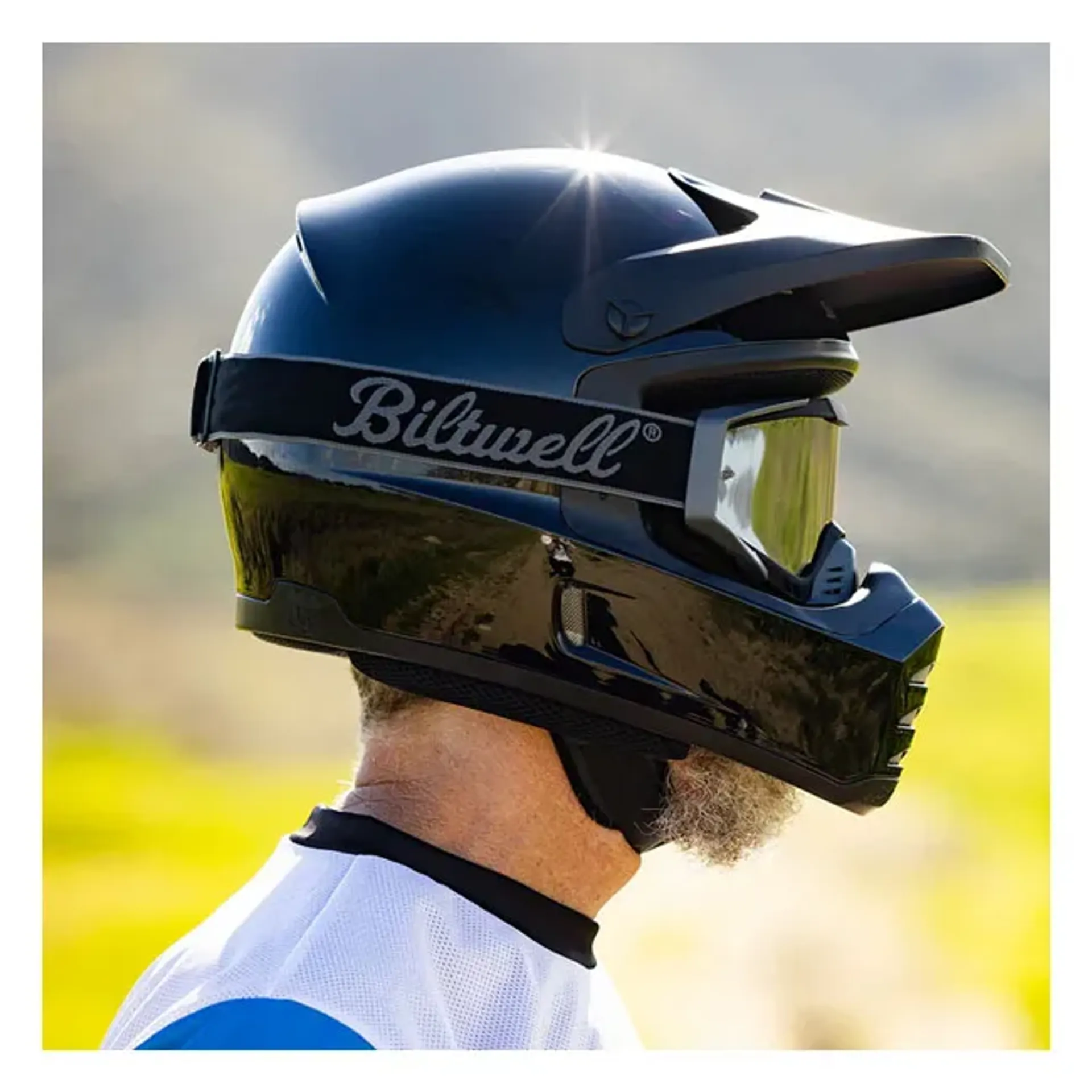 Biltwell Ridgeline goggles script grey