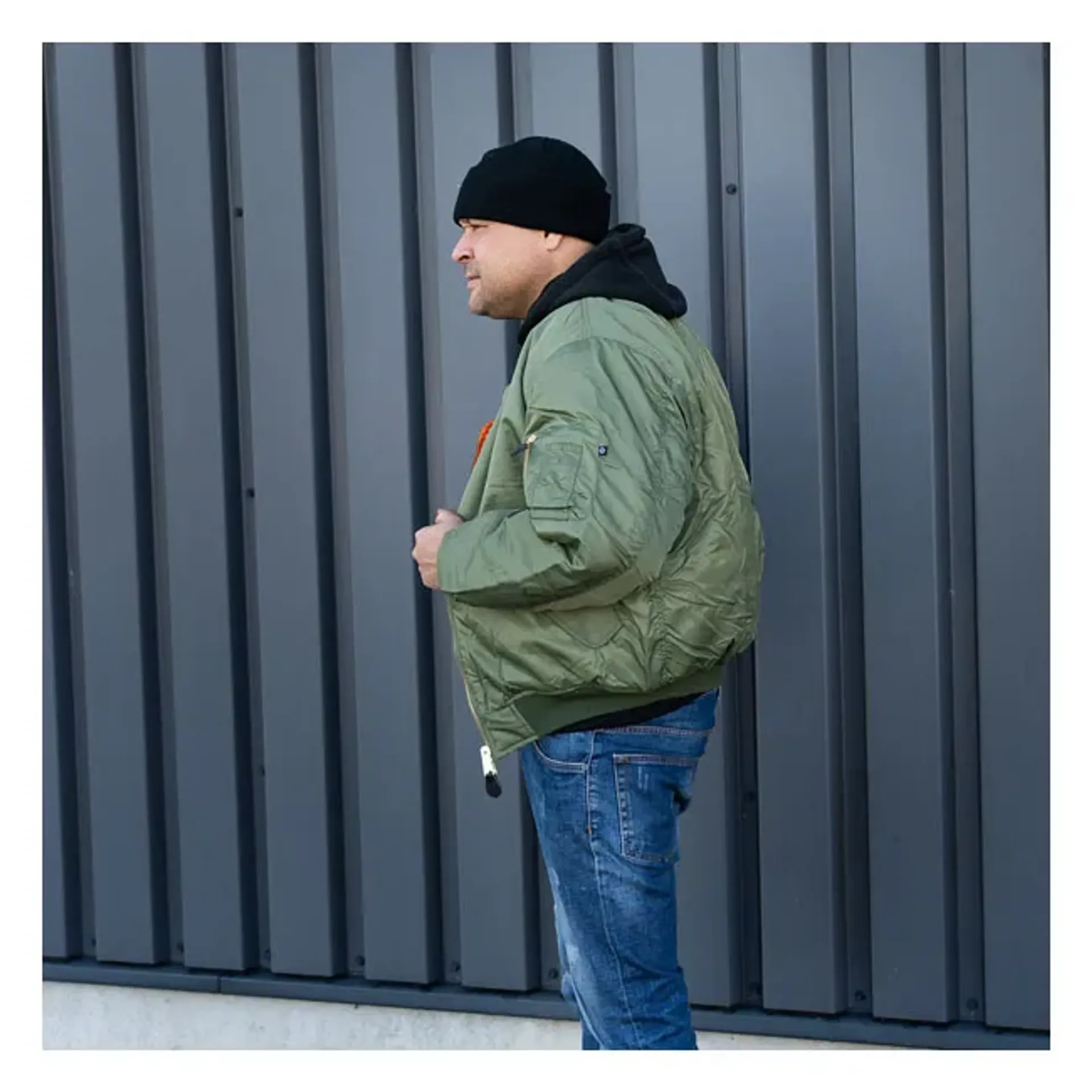 MA-1 Bomber flight jacket green