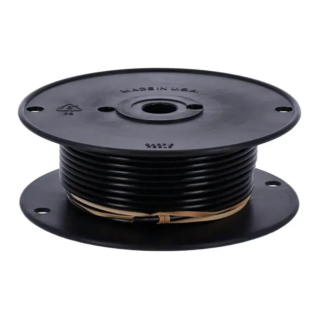 Wire on spool, 10 gauge. 100 ft. Black - Afbeelding 2