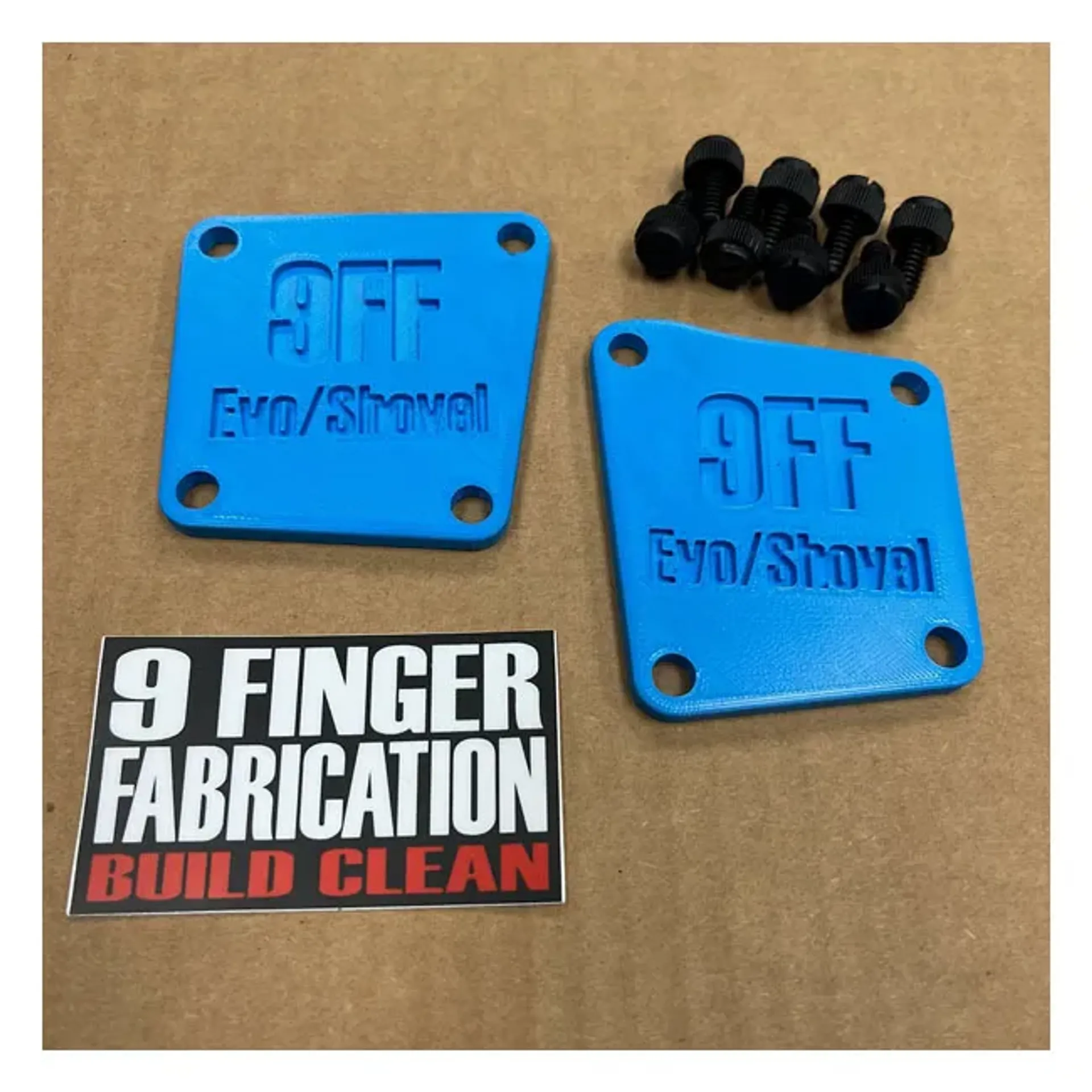 9Finger Fabrication, M8 lifter bore case cover set