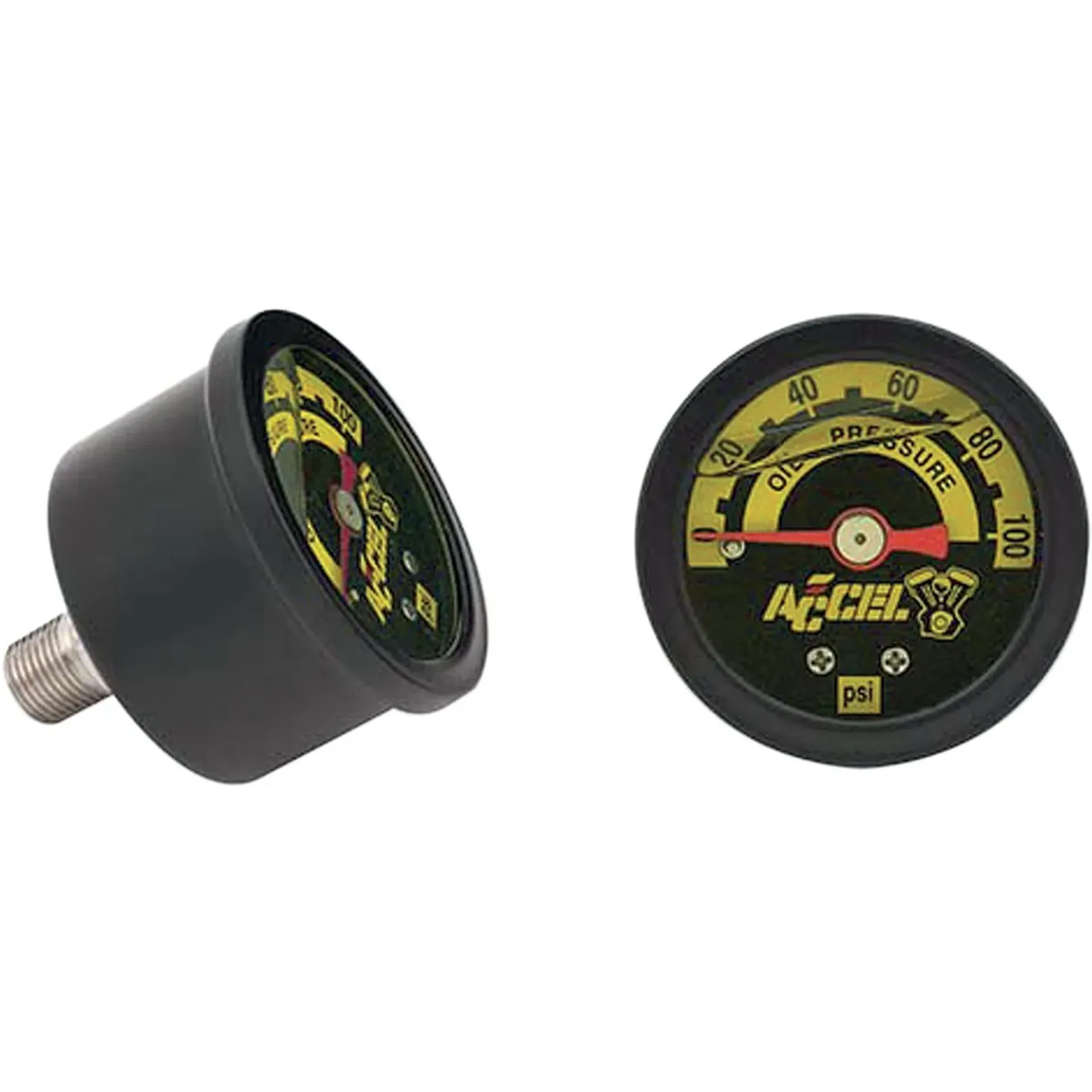 Oil Pressure Gauge 100Psi Black