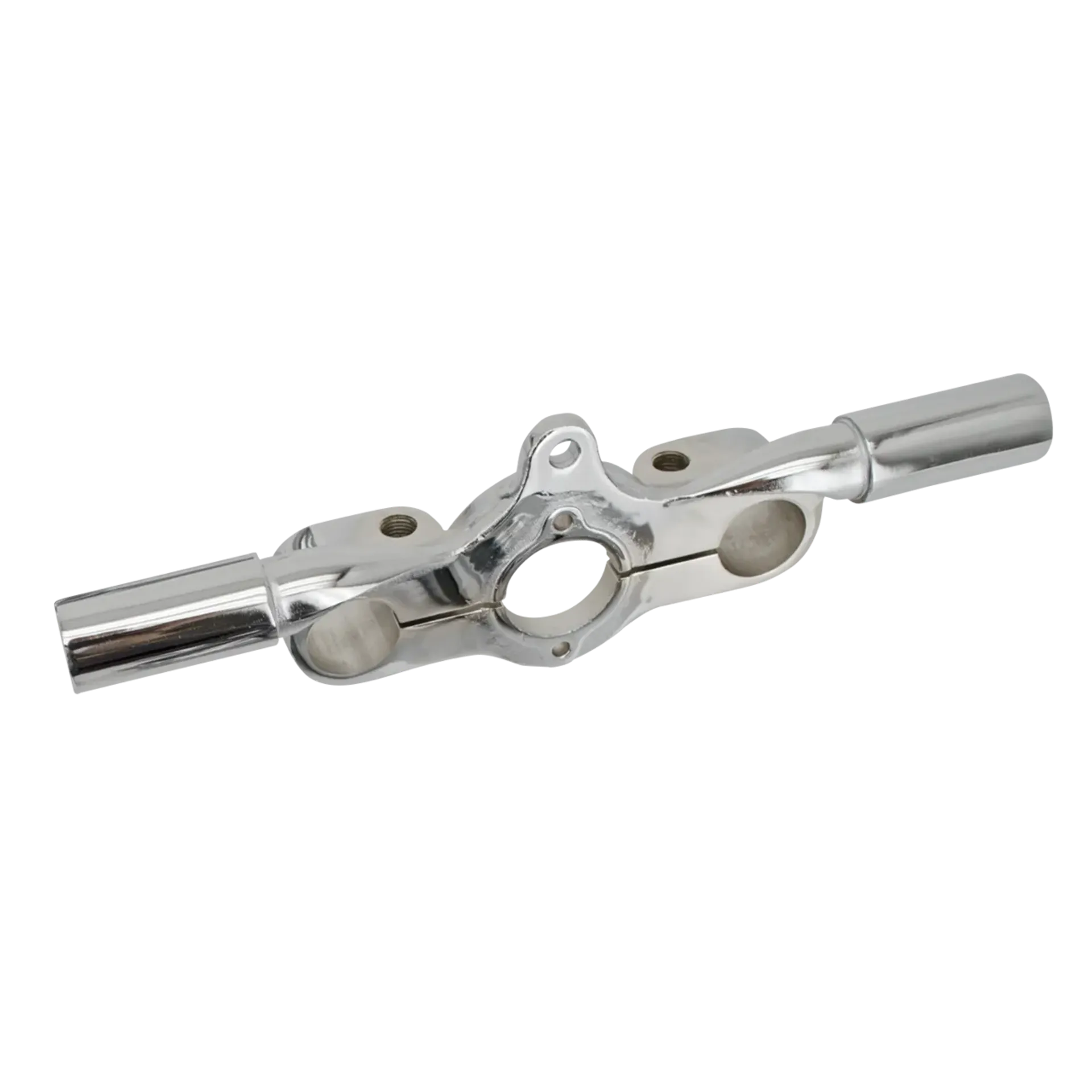 triple clamp inline with ears for risers SAMWEL | Bigtwin & Custom Parts