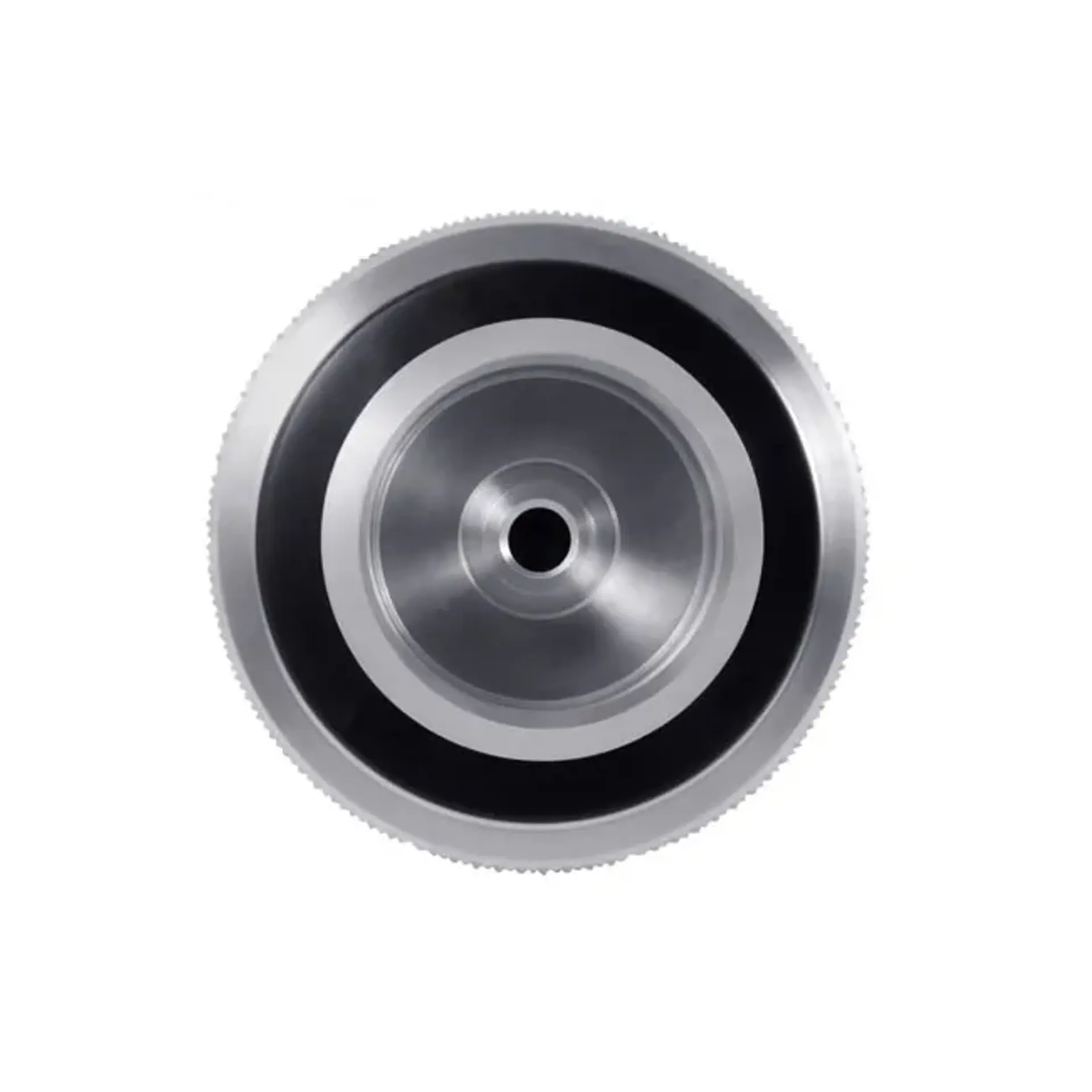Motone, vented gas cap. Clear aluminum