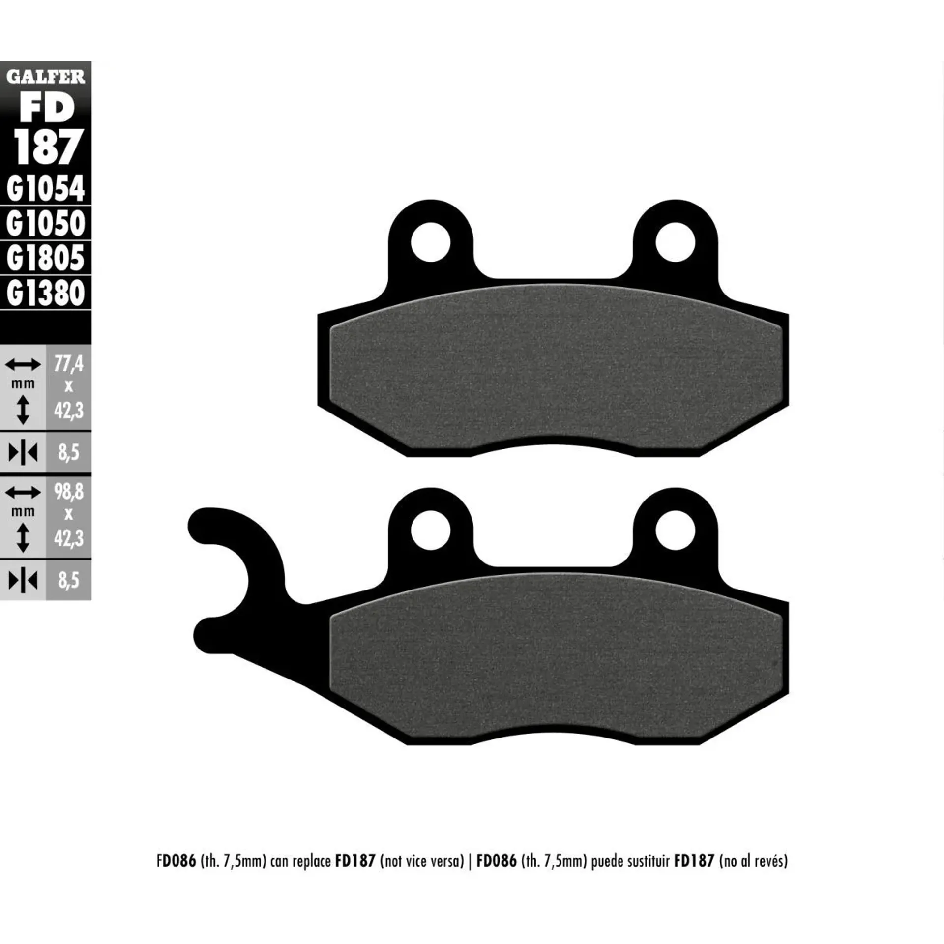 Brake Pad Semi Metal Scooter