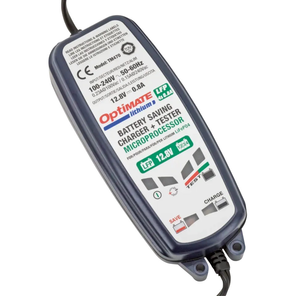 Optimate 0.8A Lithium charger TM470 - Afbeelding 3
