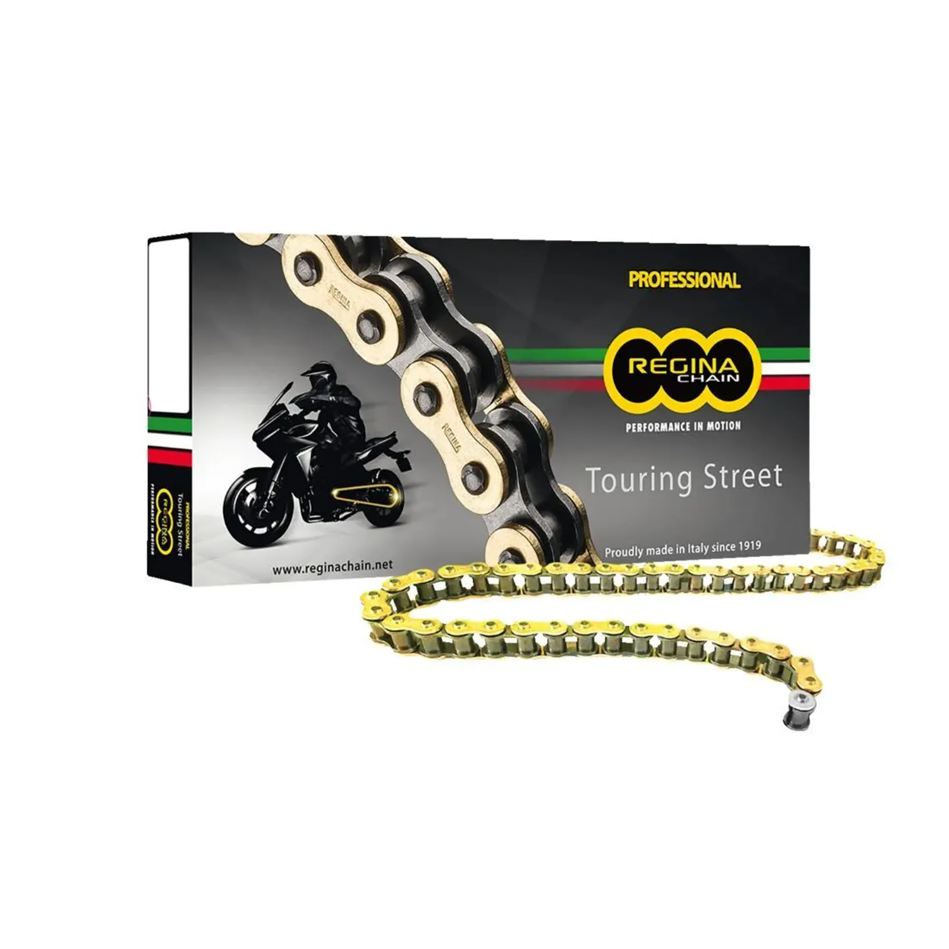 530/136 Zrt 136 Rivet Link 530 Z-Ring Performance Replacement Drive Chain / Gold|Black / Steel
