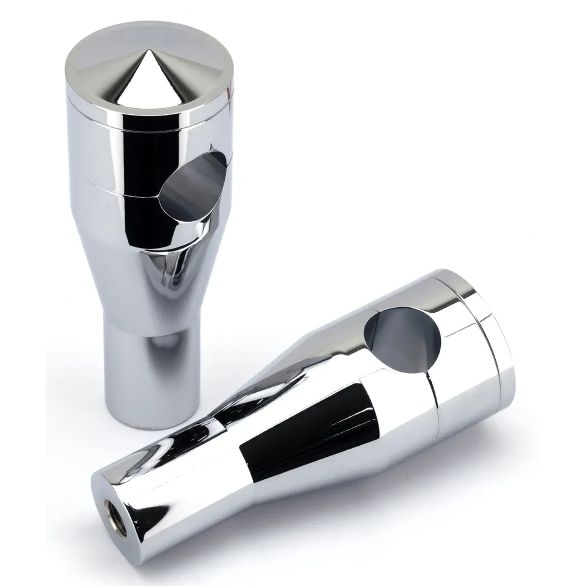 GZP Custom Detonator chrome 4″ risers