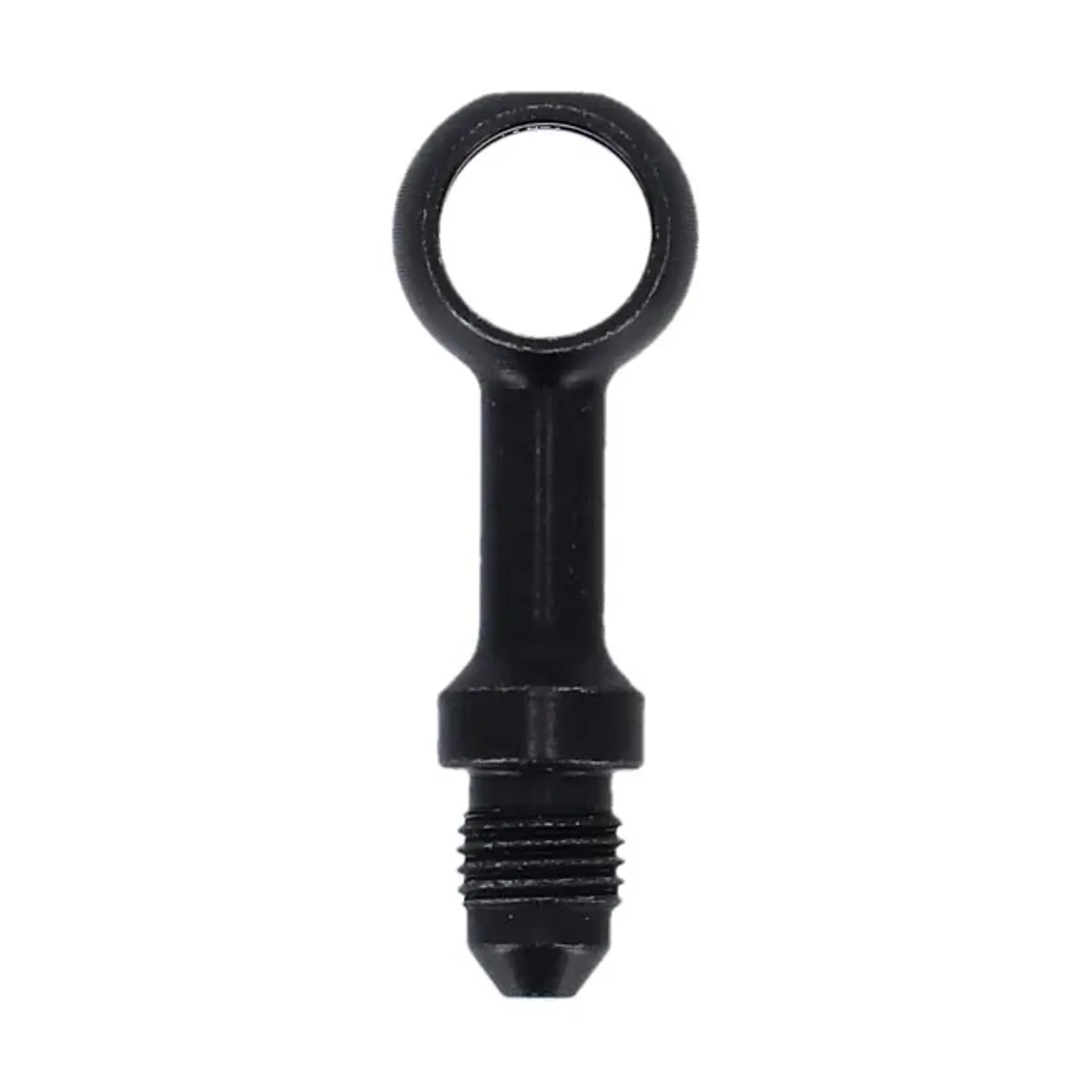 Goodridge Banjo fitting black 7/16" straight 11mm