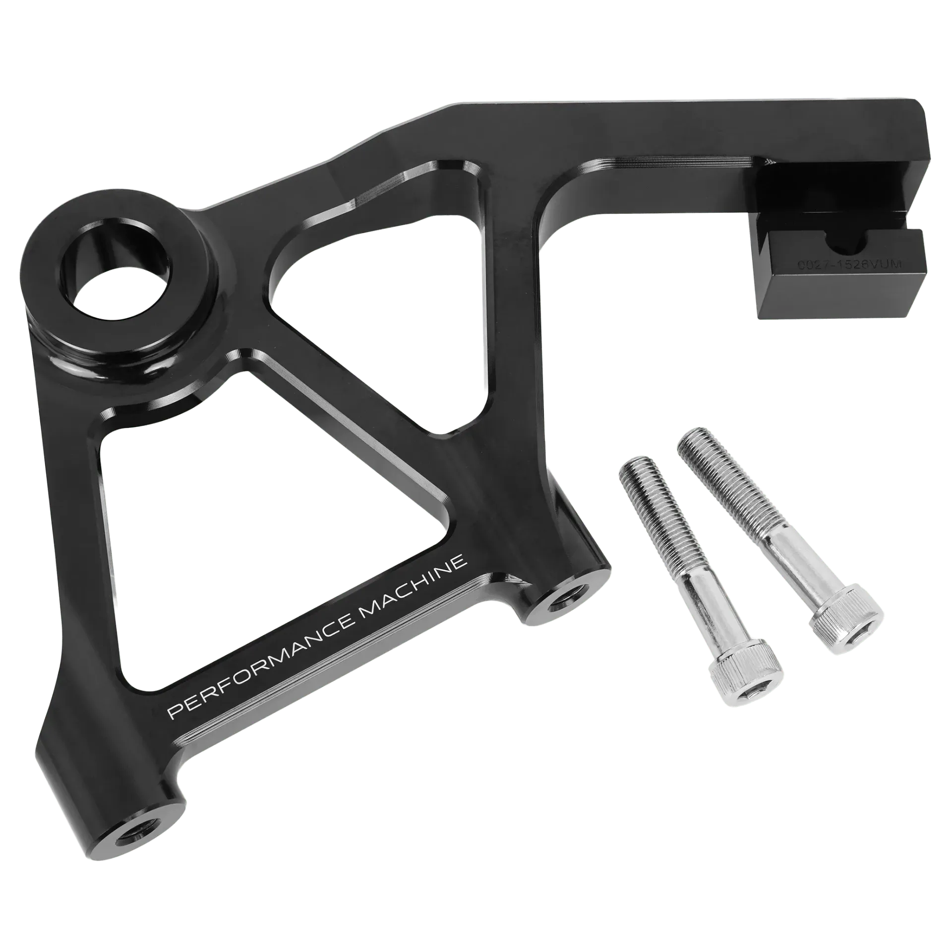 PM Radial Caliper Bracket Blk FLH/T08-21