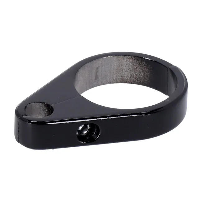 2-piece frame cable clamp. Clutch. Black