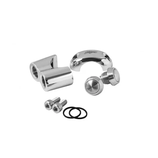 Motone, micro switch with 2 buttons. Chrome - Afbeelding 2