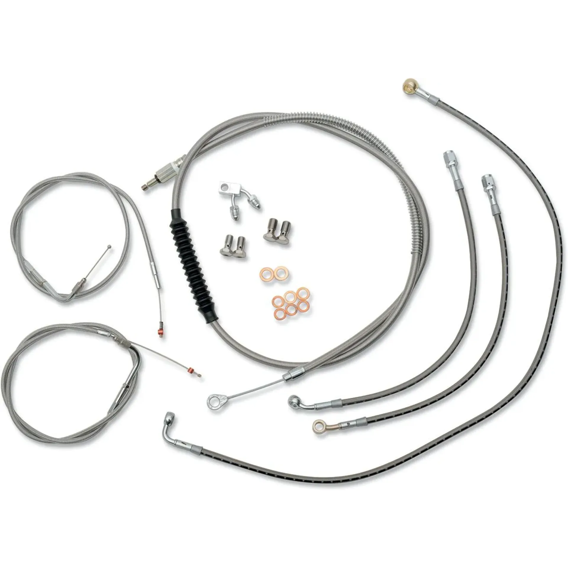 15-17″ Ape Cable Kit Braided Stainless For Abs Models Hd