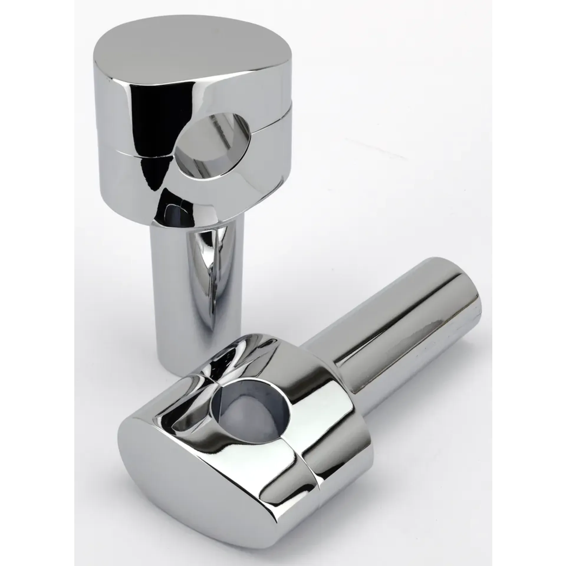 GZP Fusion tilt risers 4″ Smoothie Chrom
