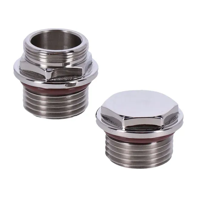 Pingel, gas tank EFI to carb adapter & plug kit. Polished