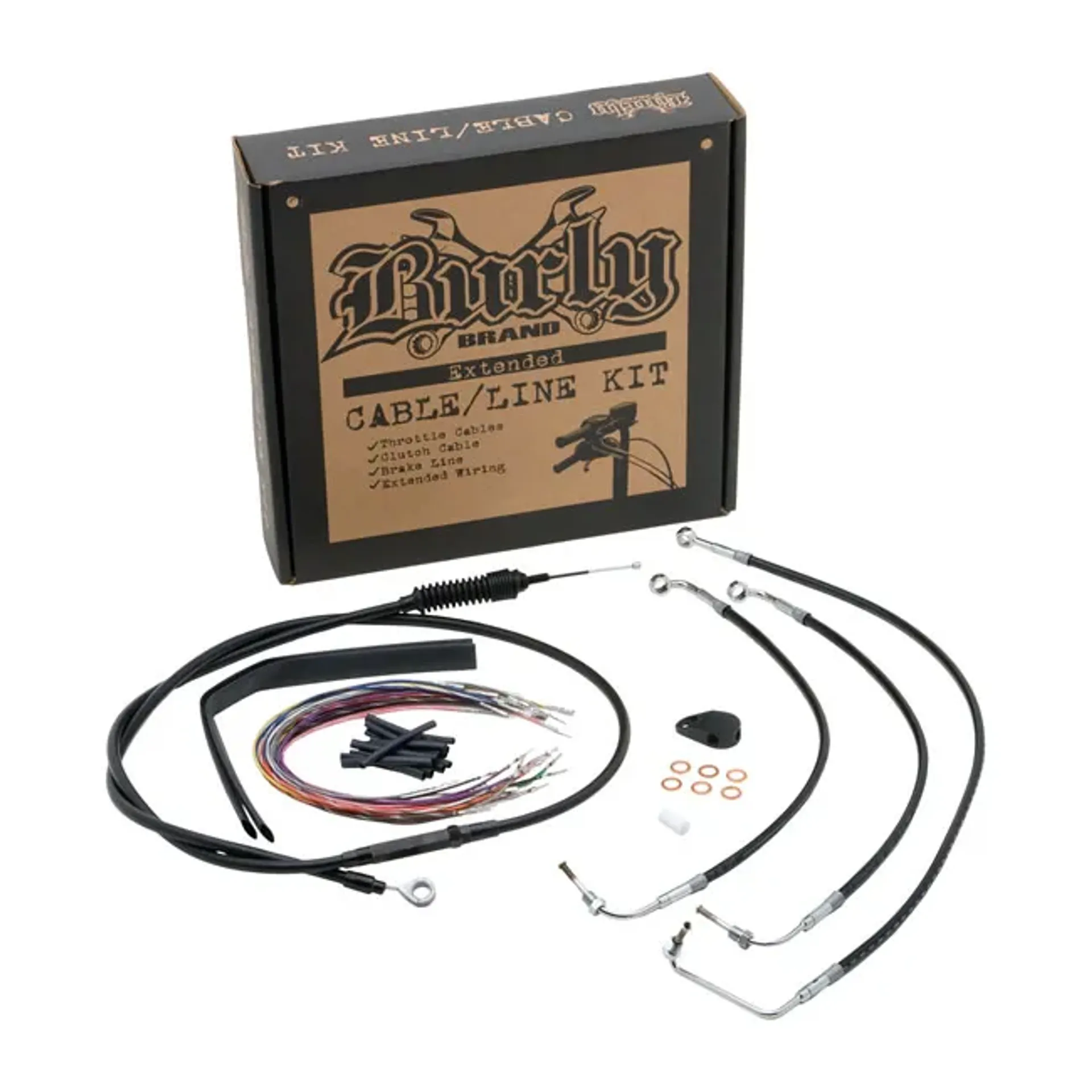 Burly, high bar cable & line extension kit
