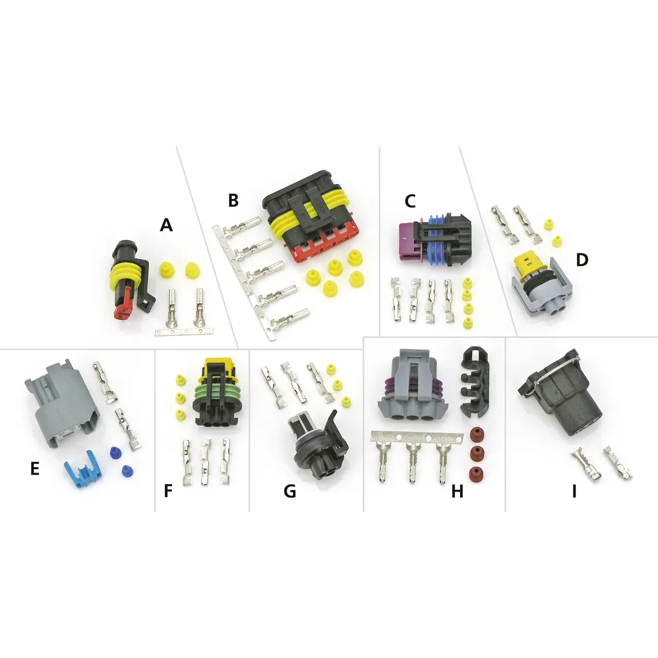 Fr&Rear O2 Sensor Conn,w/Terminals&Wire - Afbeelding 2